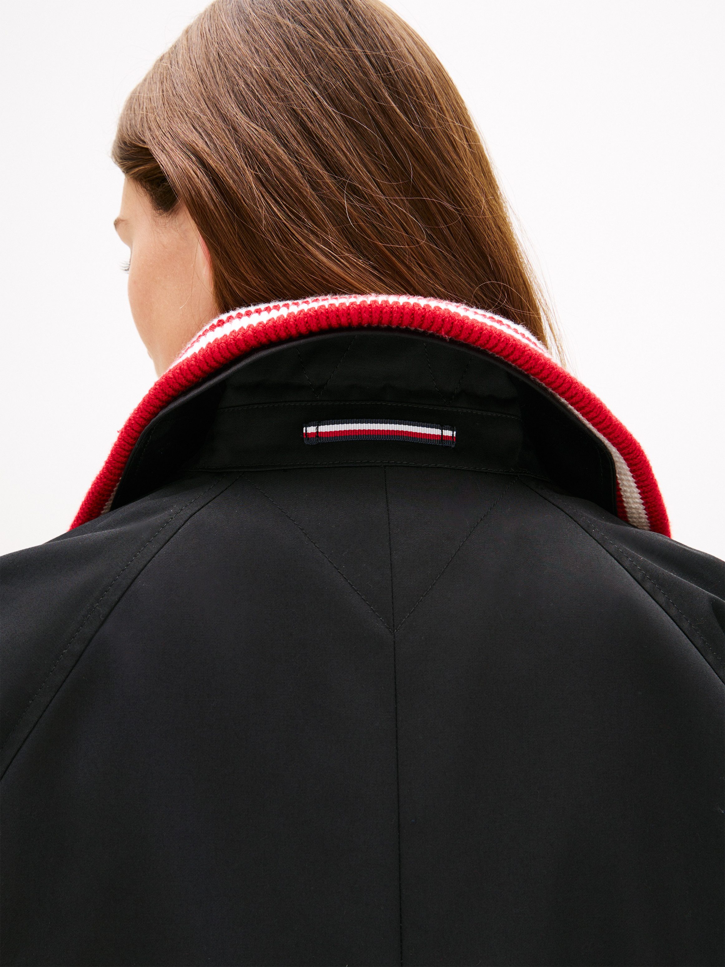 Tommy Hilfiger Kurzjacke COTTON SHORT JACKET mit aufgesetzten Taschen, Rela günstig online kaufen
