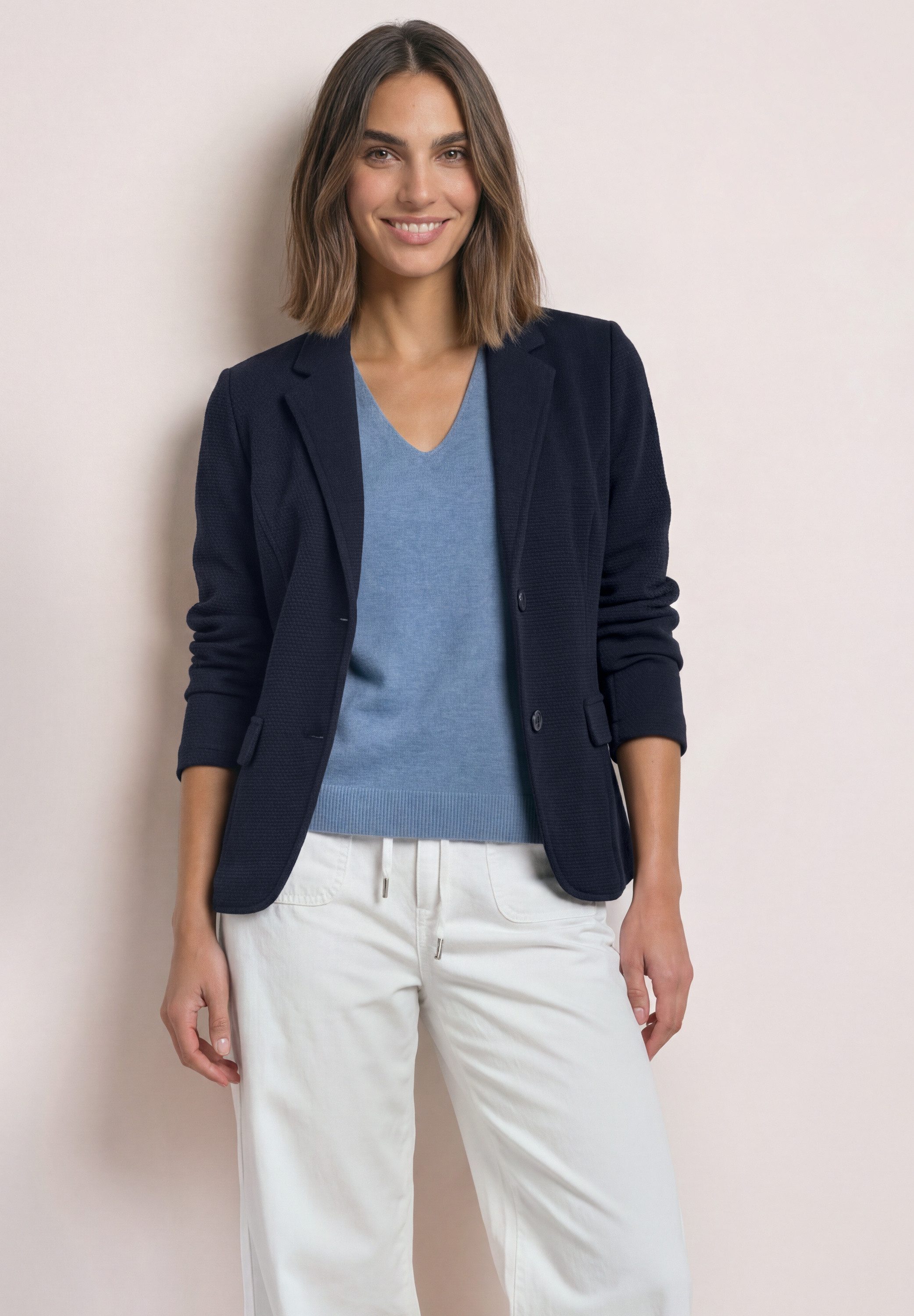 STREET ONE Kurzblazer mit Reverskragen