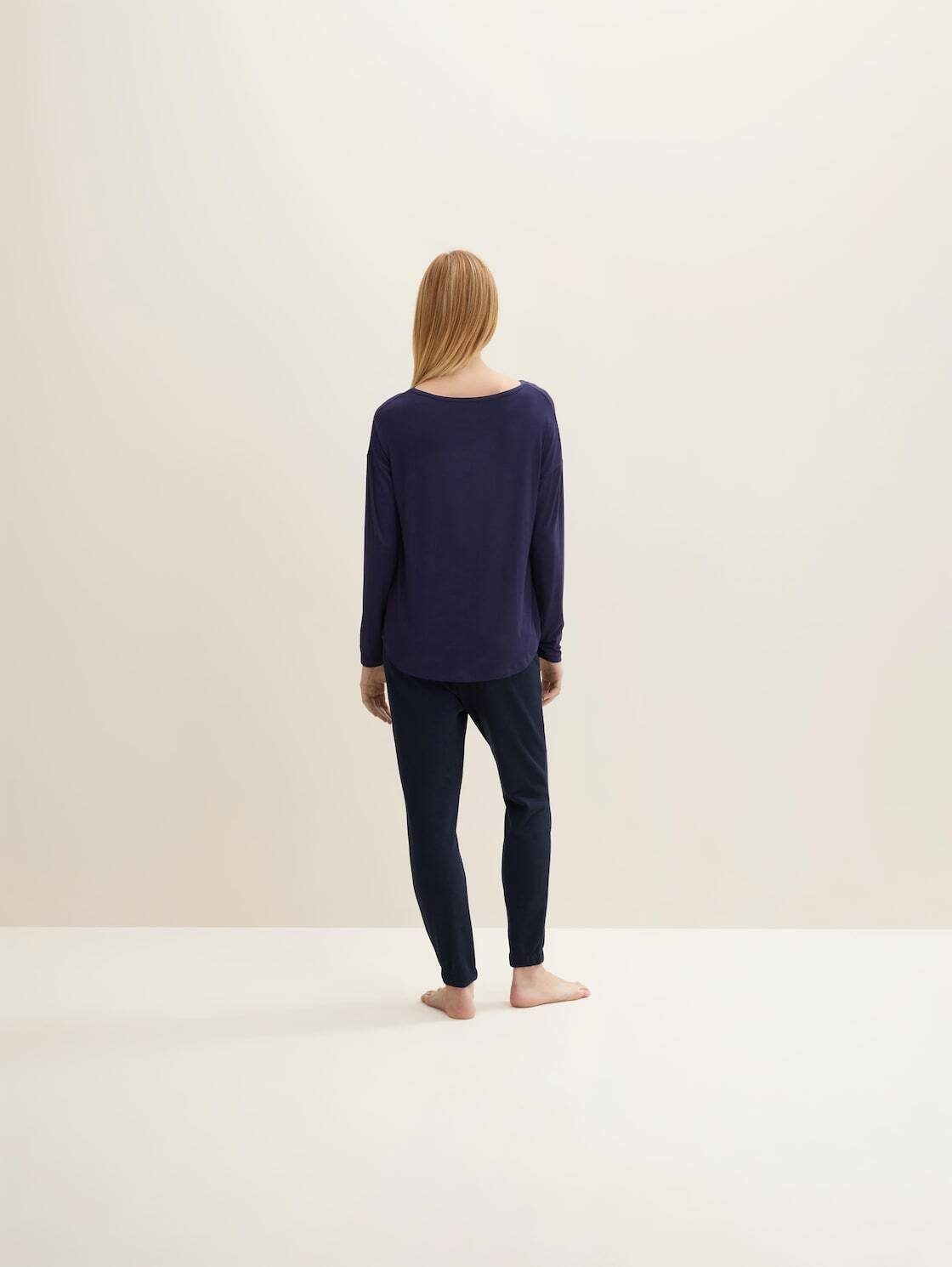 TOM TAILOR Pyjamaoberteil Bodywear (im Einserpack) Pyjama-Langarmshirt