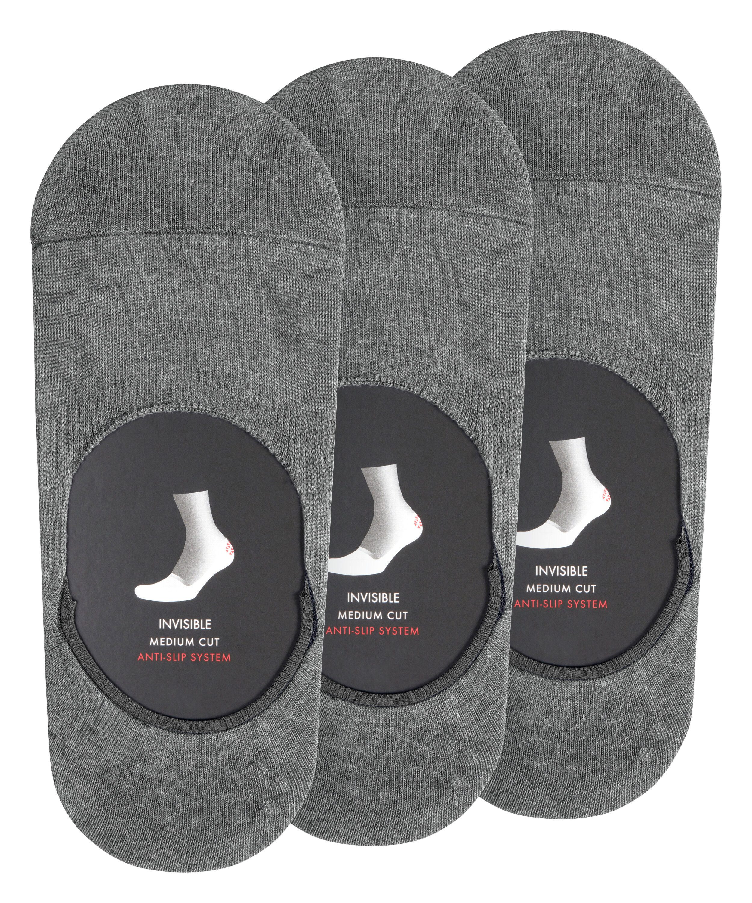 FALKE Füßlinge Step Medium Cut 3-Pack Füßlinge (3-Paar) mit Anti-Slip-System