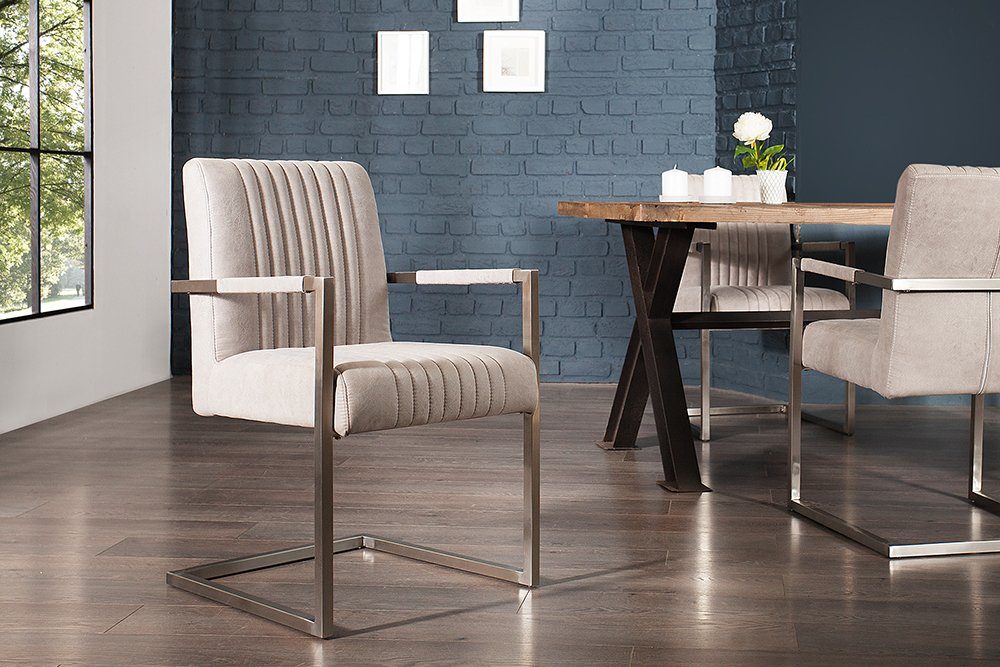 riess-ambiente Freischwinger BIG ASTON stone grau günstig online kaufen