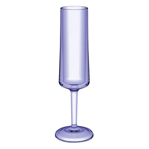 KOZIOL Sektglas »Cheers No. 5 Transparent Aquamarine, 100 ml«, Kunststoff
