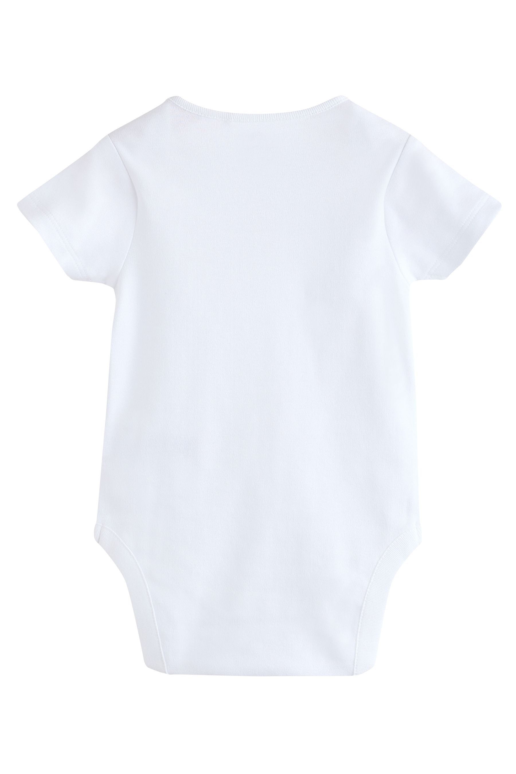 Next Kurzarmbody Kurzärmelige Strampler, 7er-Pack – 7er-Pack (7-tlg)