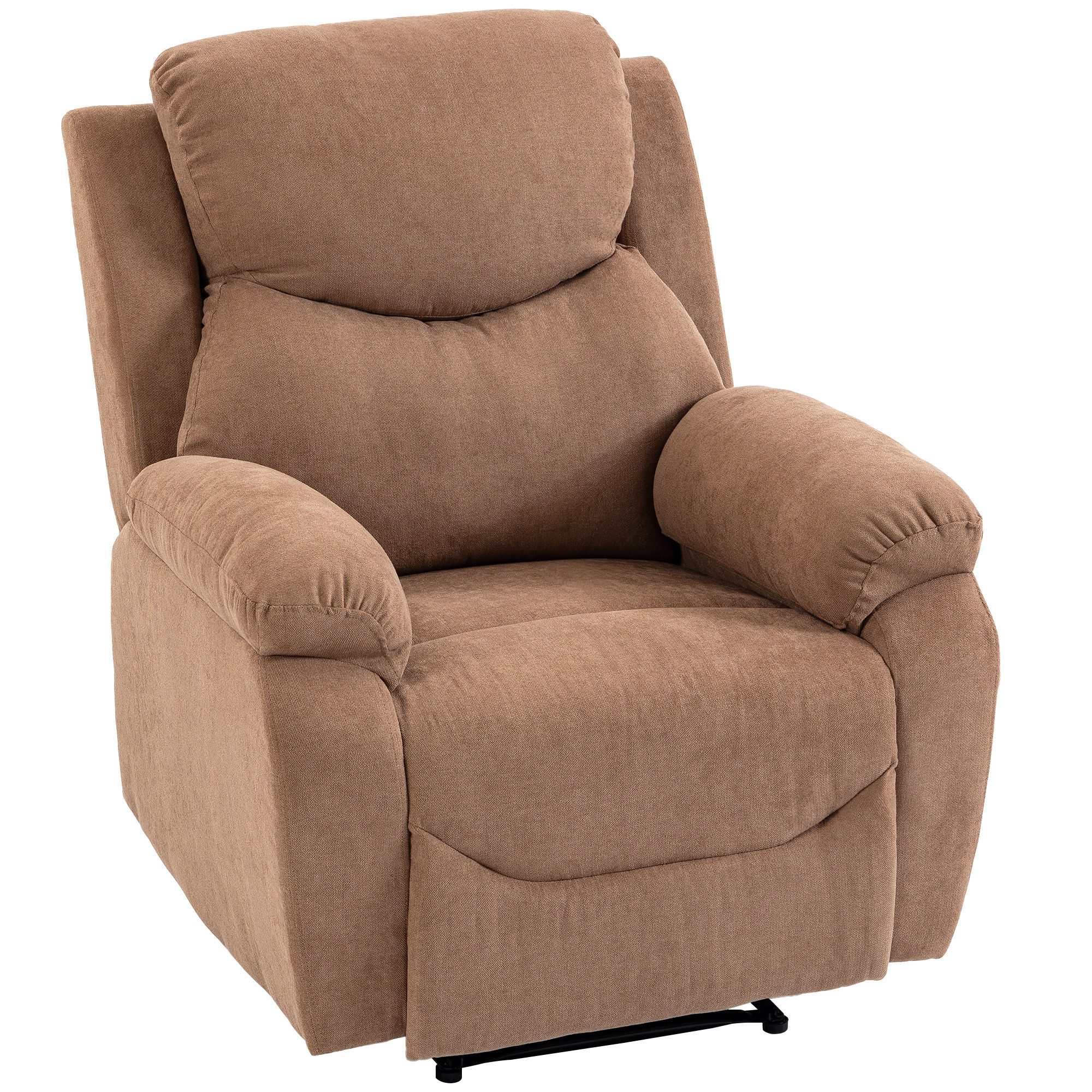 HOMCOM Relaxsessel Fernsehsessel TV Sessel mit Liegefunktion (Ruhesessel, 1-St., Liegesessel), Kompakt, 150° Liegefunktion, Taschenfederkern – Bild 2 von 5