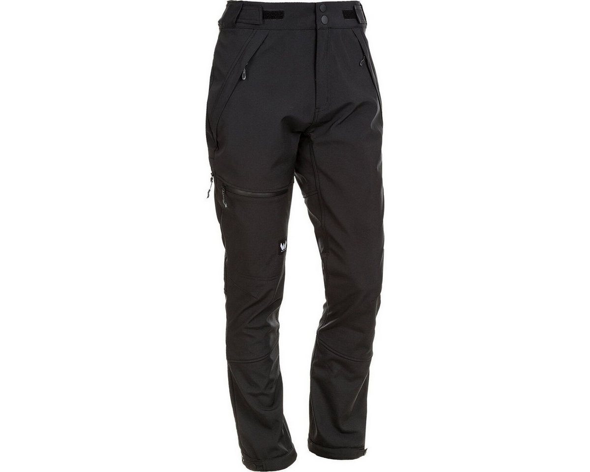 WHISTLER Outdoorhose Finnegan M Softshell Pant W-pro 8000 Herren-Softshellhose mit verstellbarem Bund, wind- und