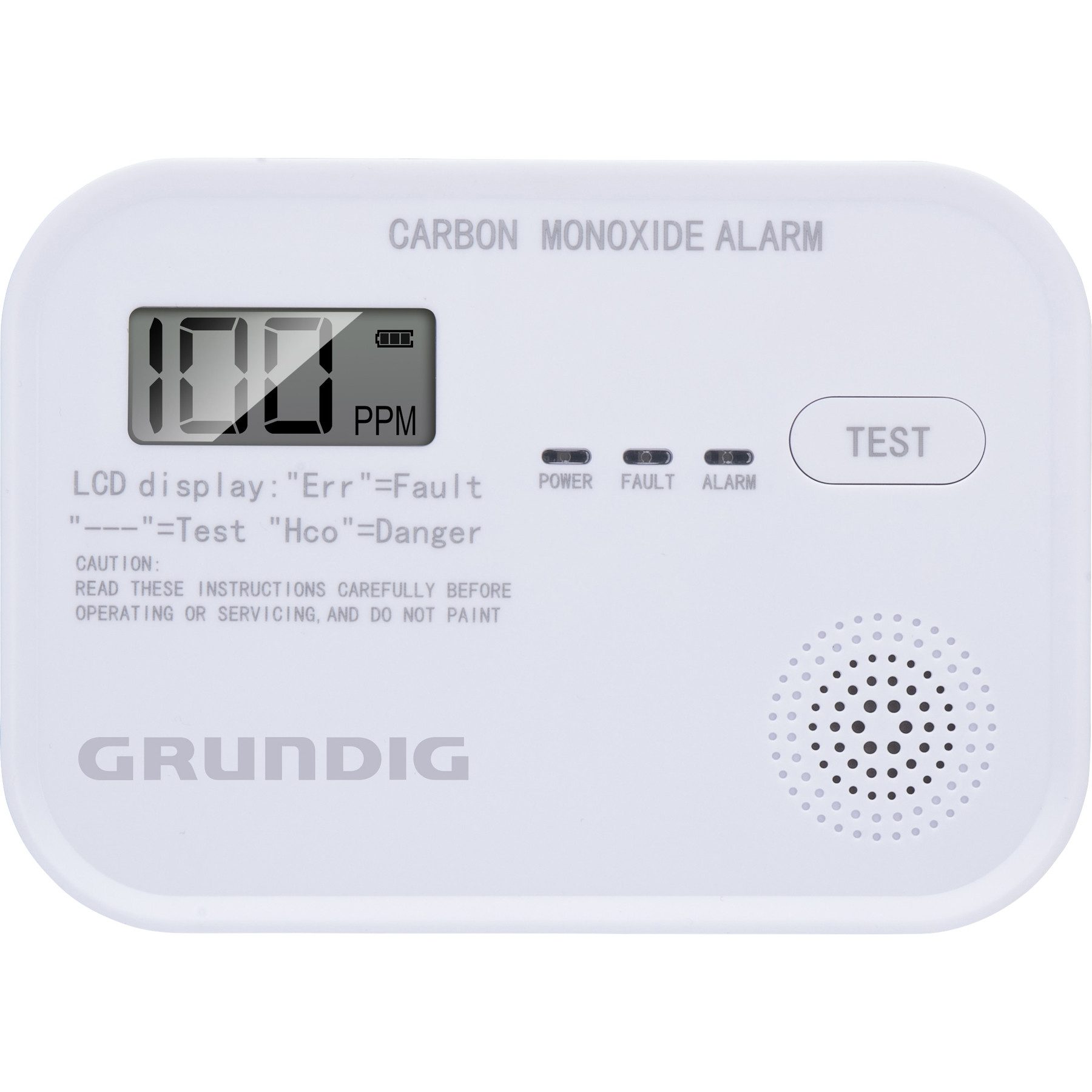Grundig GRUNDIG Kohlenmonoxid Melder, KD-218A CO-Melder
