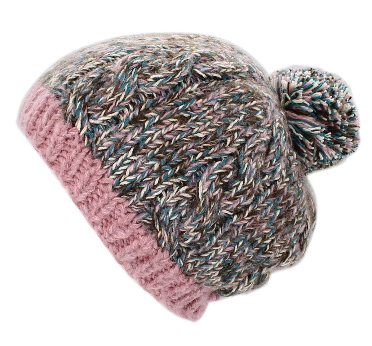 dy_mode Bommelmütze Strickmütze Damen – Bommelmütze Bunte Winter Mütze ohne günstig online kaufen