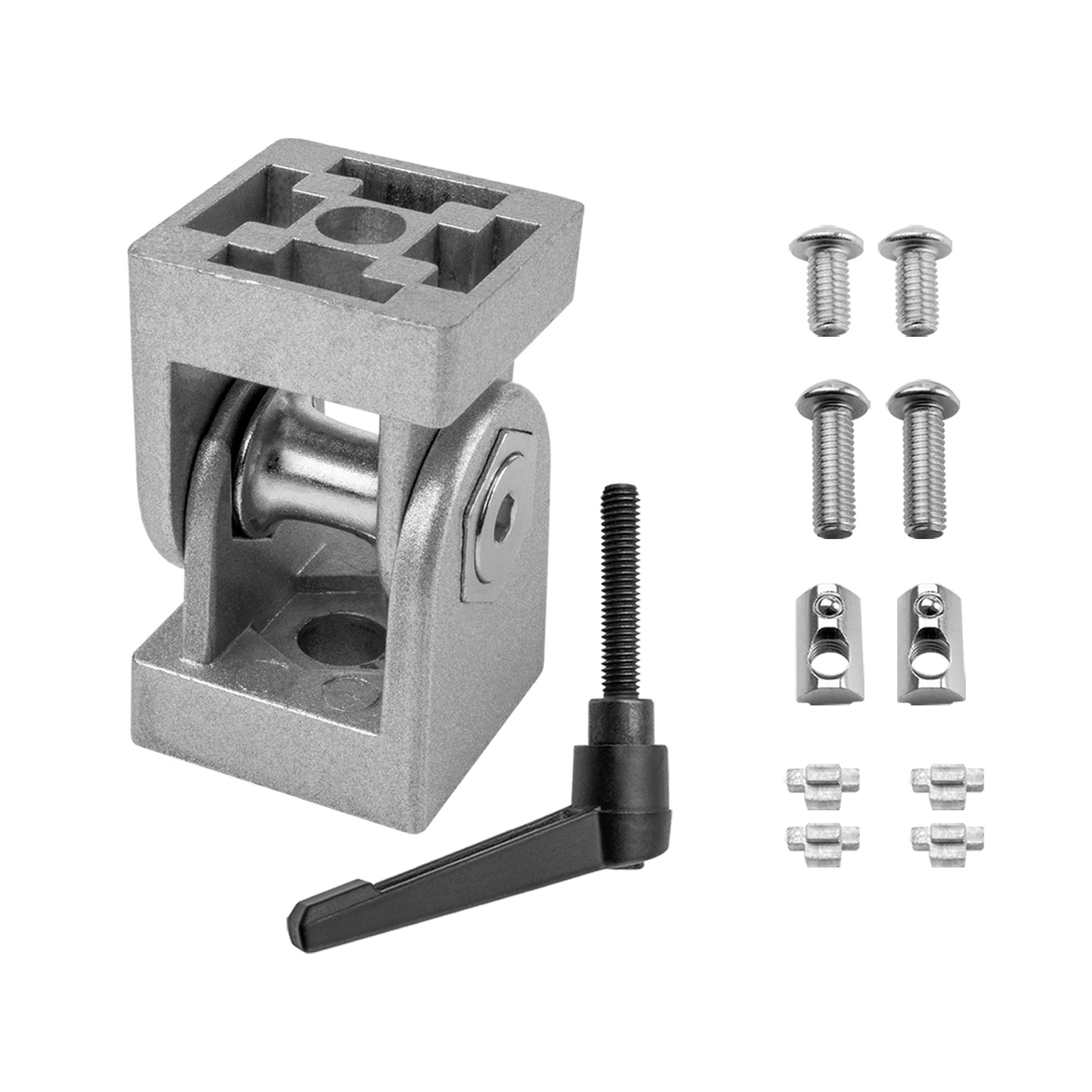 KLAK Profil KLAK 30 - Gelenkverbinder mit Klemmhebel Nut 8 für Aluprofil 30er