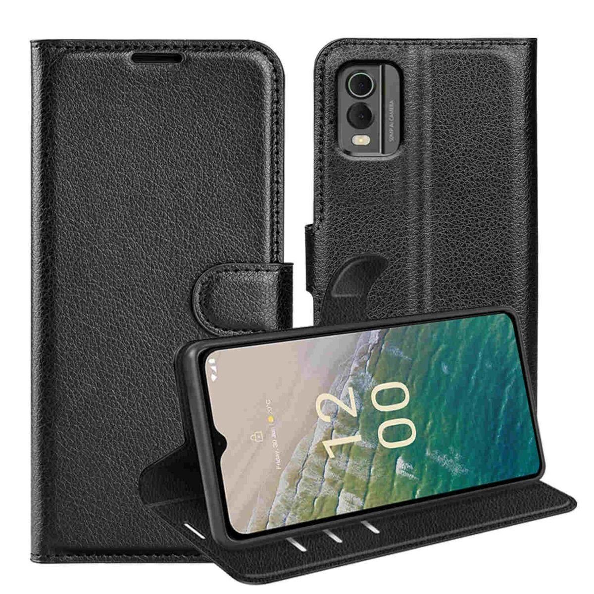 Wigento Handyhülle Für Nokia C32 Handy Tasche Wallet Hülle Case Cover Etuis
