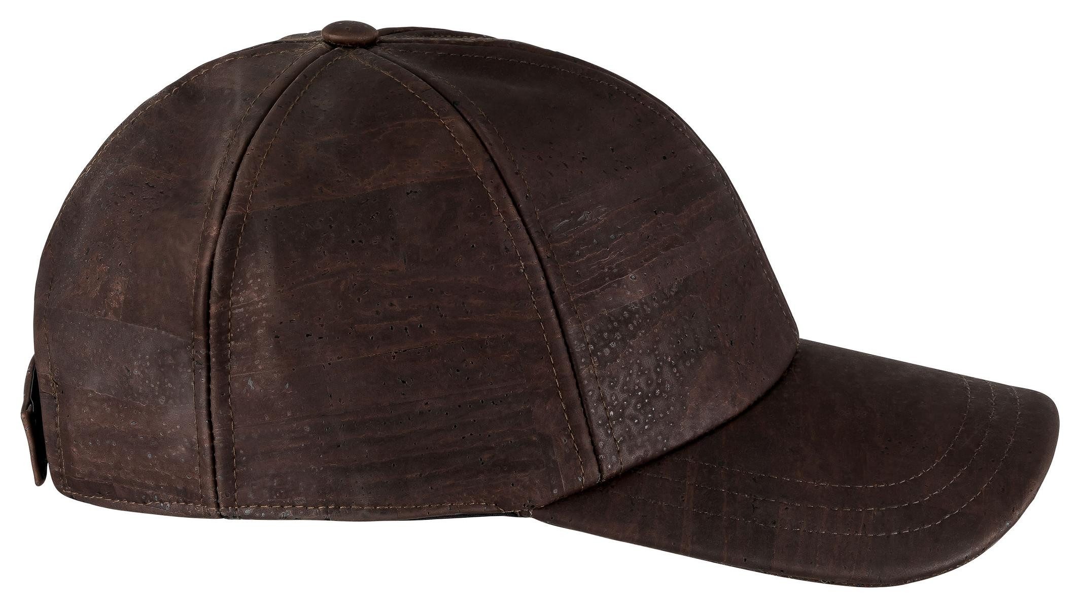 Kork-Deko.de Schirmmütze Kork Cap / Snapback aus natürlichem Kork – Made in Portugal vegan