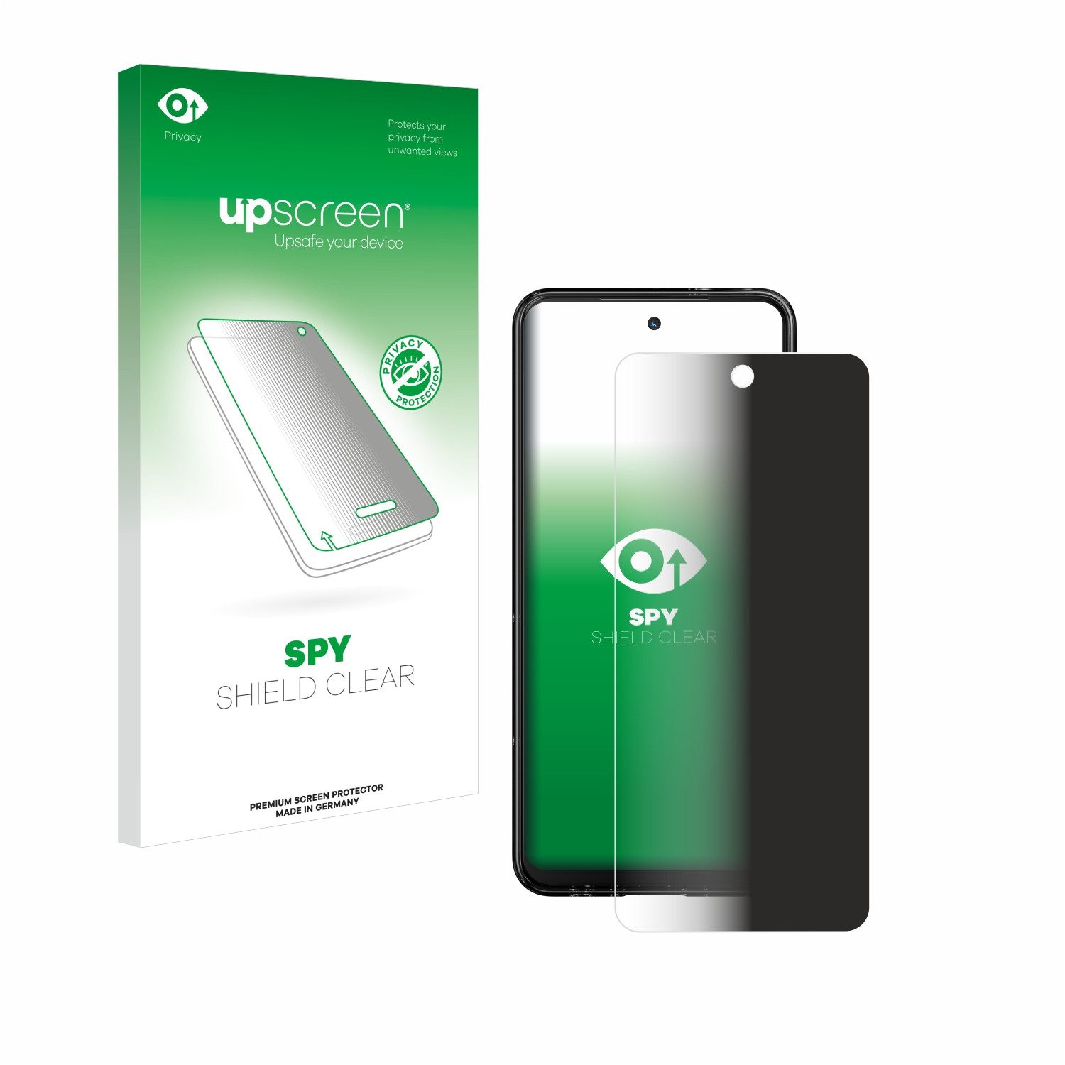 upscreen Displayschutzfolie Sichtschutzfolie für HMD Fusion, 1 Stück, Anti-Spy Privacy Sichtschutz Blickschutzfolie Blaulicht-Schutz