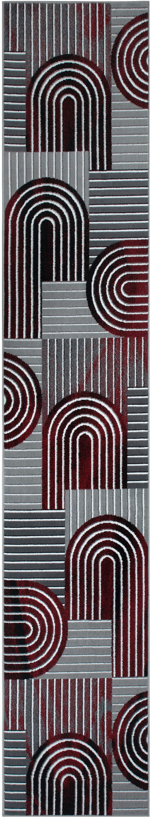 OTTO home Läufer Lyssandra, rechteckig, Höhe: 8 mm, 3D-Effekt, softer Kurzflor, pflegeleicht, leichter Glanz, Scandi-Look