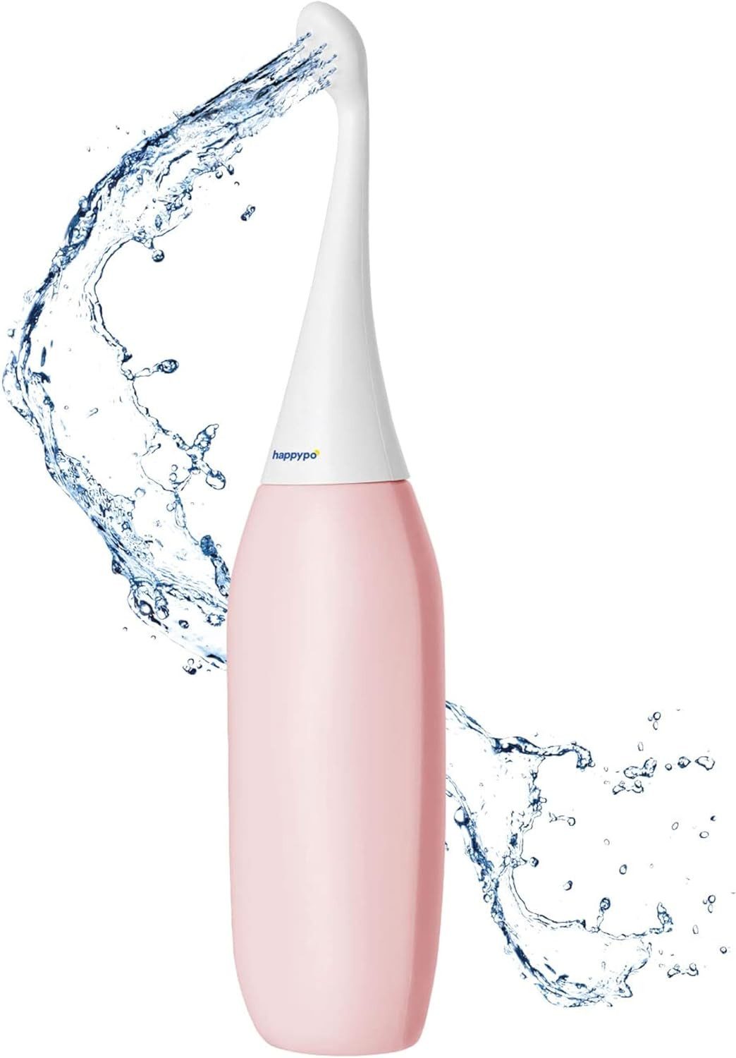 HappyPo Duschpflege Po Dusche 300 ml - Tragbares Bidet für Männer und Frauen, Intimdusche für Schwangerschaft, Wochenbett und Reisen