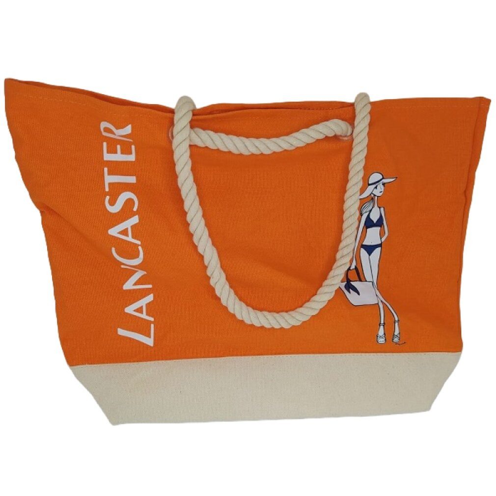 LANCASTER Schultertasche Beach Orange Handbag