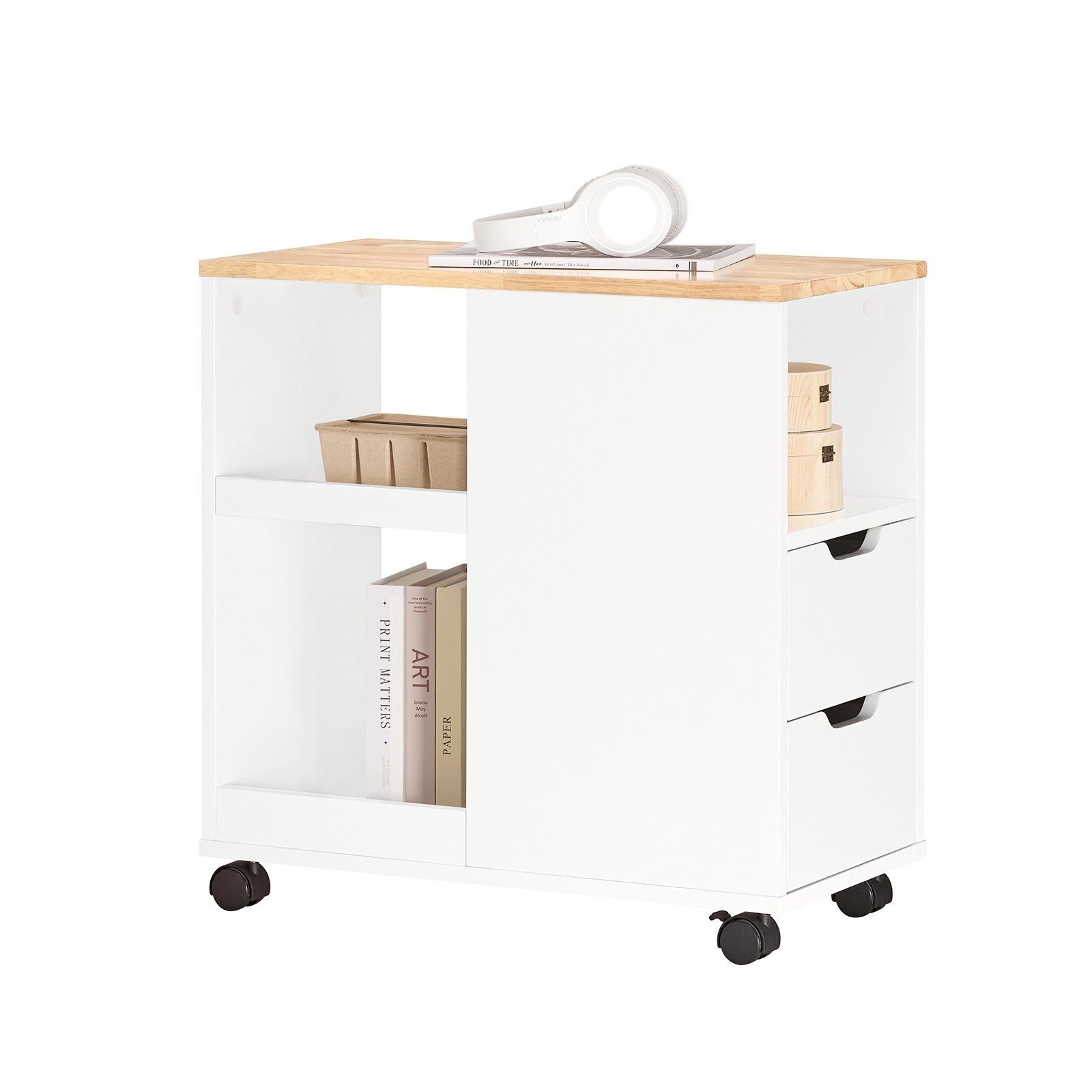 SoBuy Beistellwagen FBT130, Druckertisch mit Schublade günstig online kaufen
