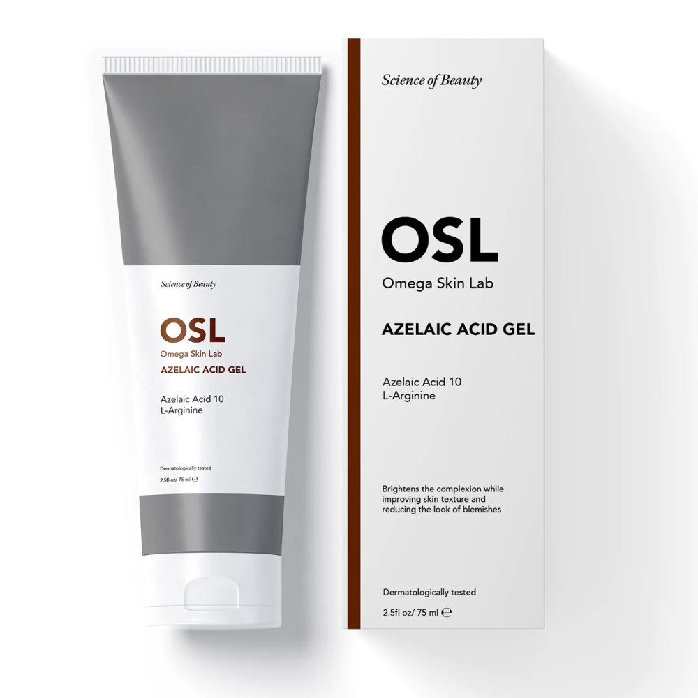 OSL Omega Skin Lab Gesichtspflege OSL Azelainsäure 10 % Anti-Hautunreinheiten-Gel mit L-Arginin, 75 ml –