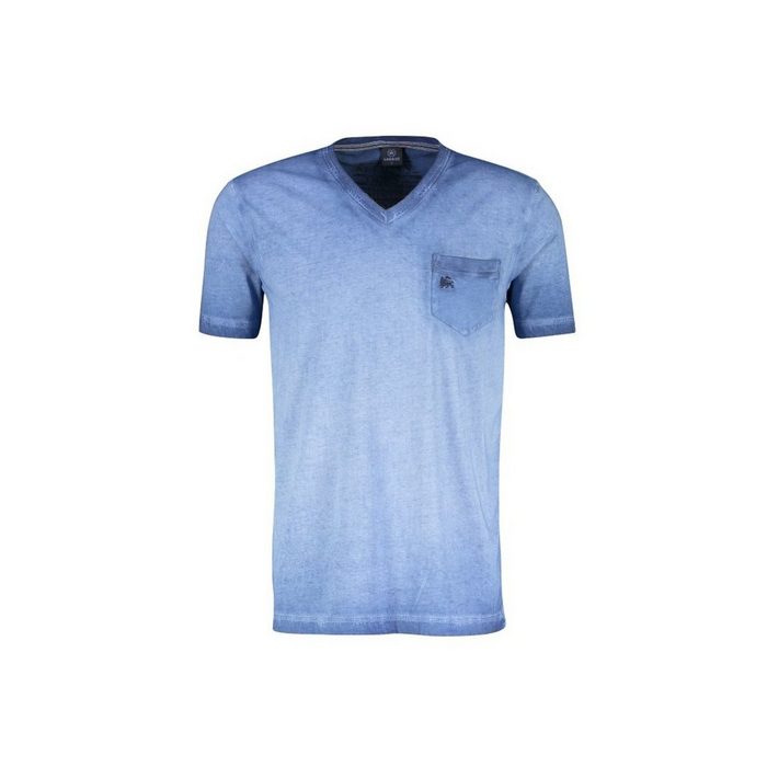 LERROS T-Shirt blau regular fit (1-tlg)