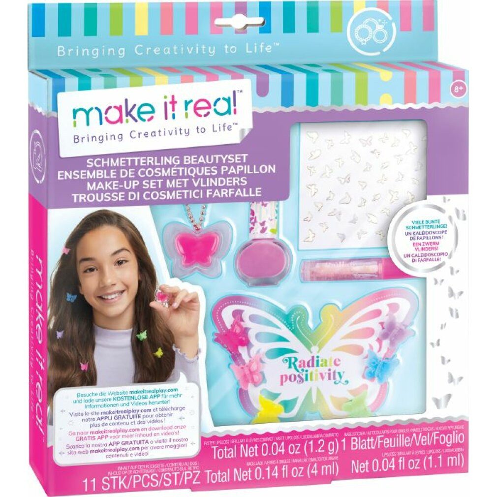 Carletto Nageldesign Zubehör Make it real Schmetterling Beautyset