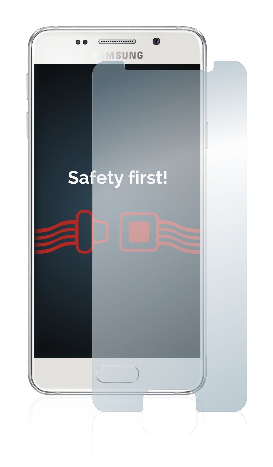 Savvies Panzerglas für Samsung Galaxy A3 2016, Displayschutzglas,  Schutzglas Echtglas 9H Härte klar Anti-Fingerprint