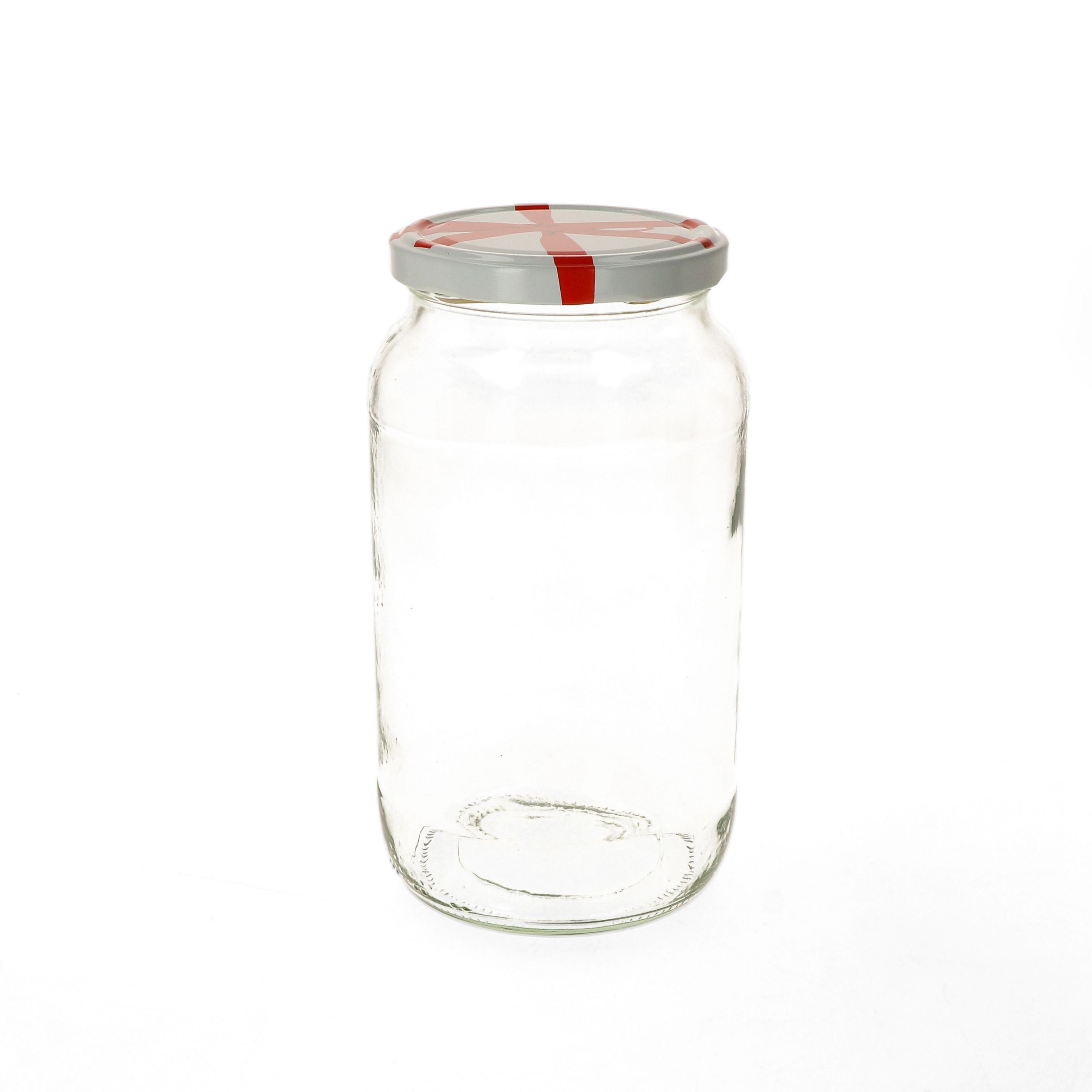Rezeptheft, 1062 MamboCat Glas Einmachglas incl. Rundglas 82 Schleifendekor Set 6er Deckel ml To