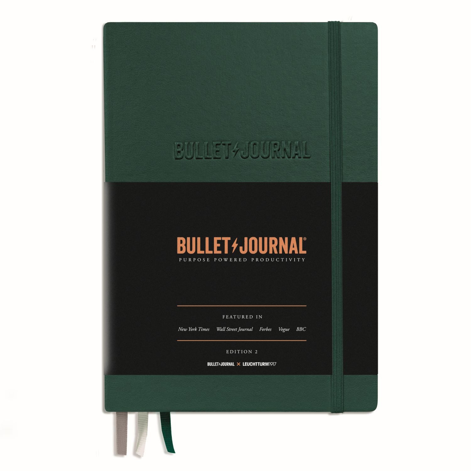 Leuchtturm1917 Notizbuch Bullet Journal Edition 2 Hardcover A5 Grün Dotted