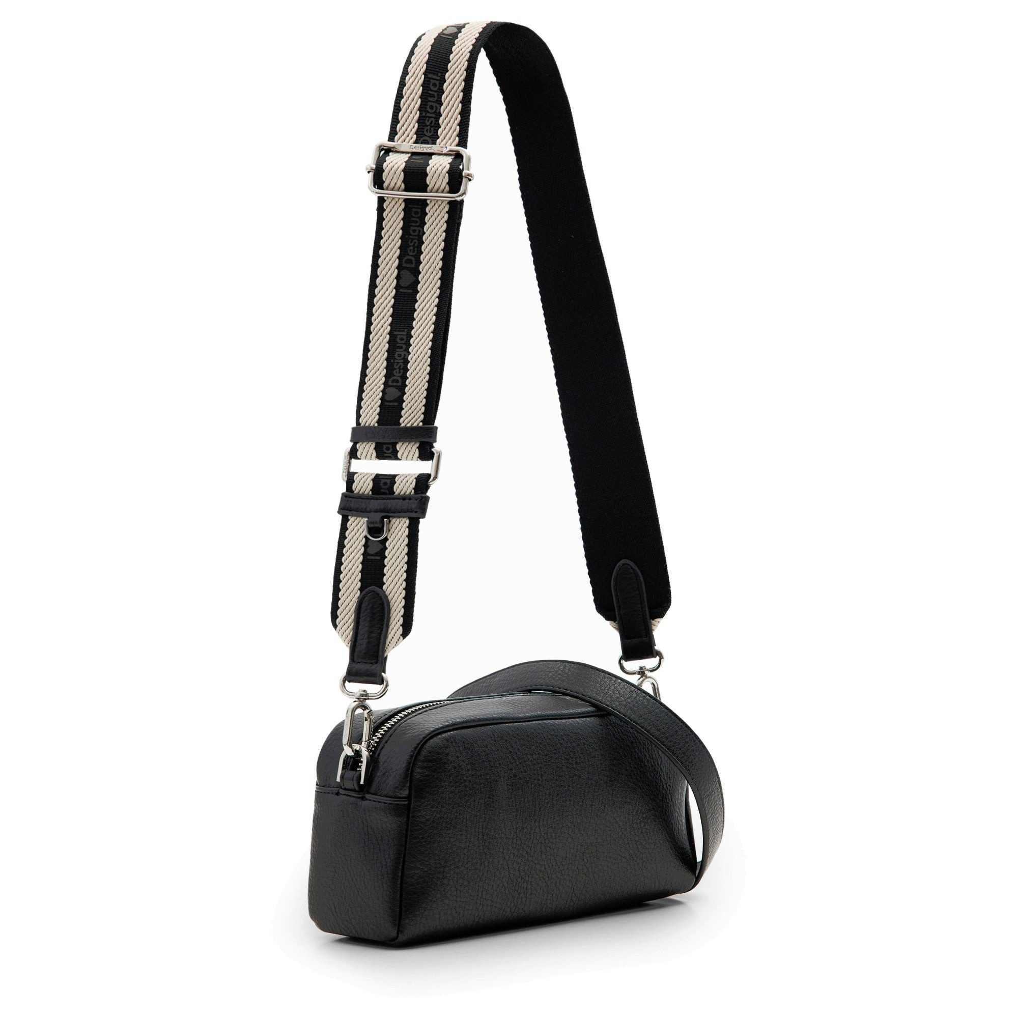 Desigual Umhängetasche Half Logo - Umhängetasche 22 cm (black)