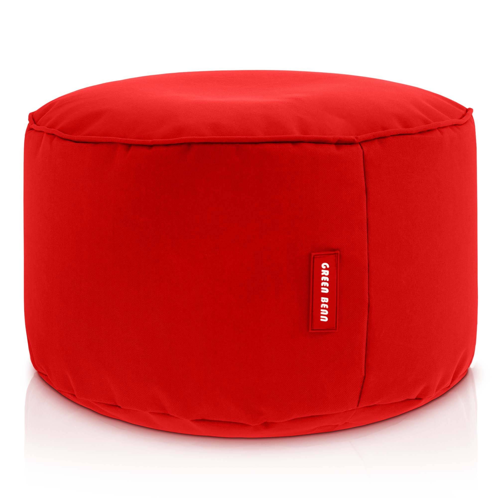 Green Bean Pouf Sitzsack-Hocker Pouf Stay 45x25cm (Sitzsack-Hocker 45x25cm mit EPS-Perlen Füllung -, Fußhocker Fußkissen Sitz-Pouf für Sitzsäcke), die ideale Ergänzung zum Sitzsack