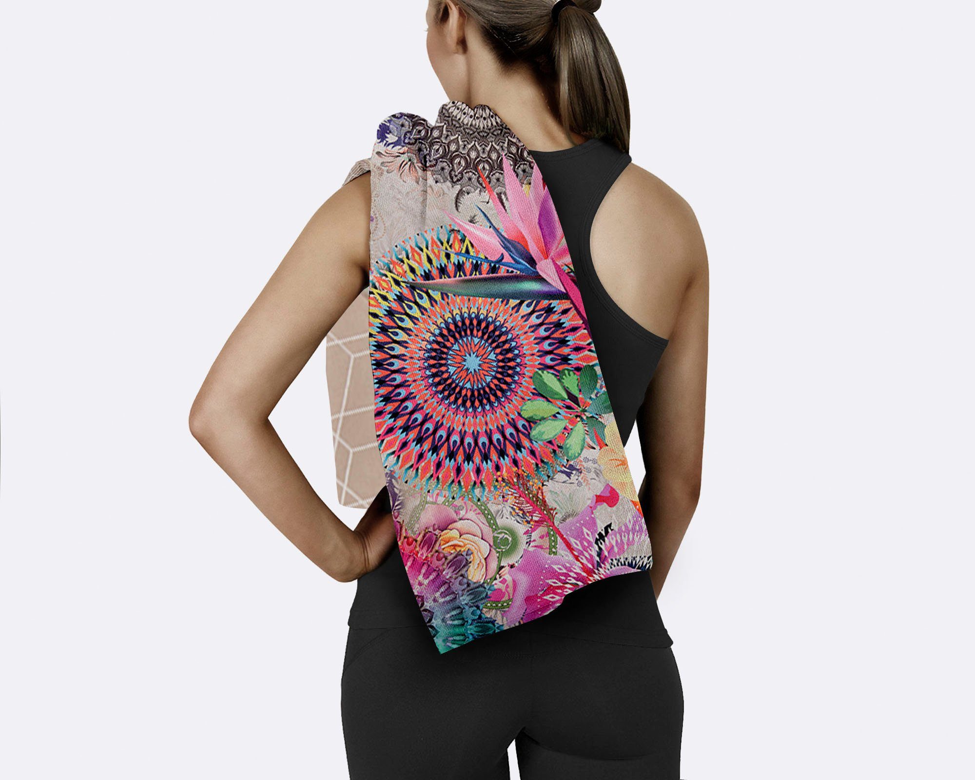 Reisehandtuch Maelli, Microfaser hip (1-St), Mandala