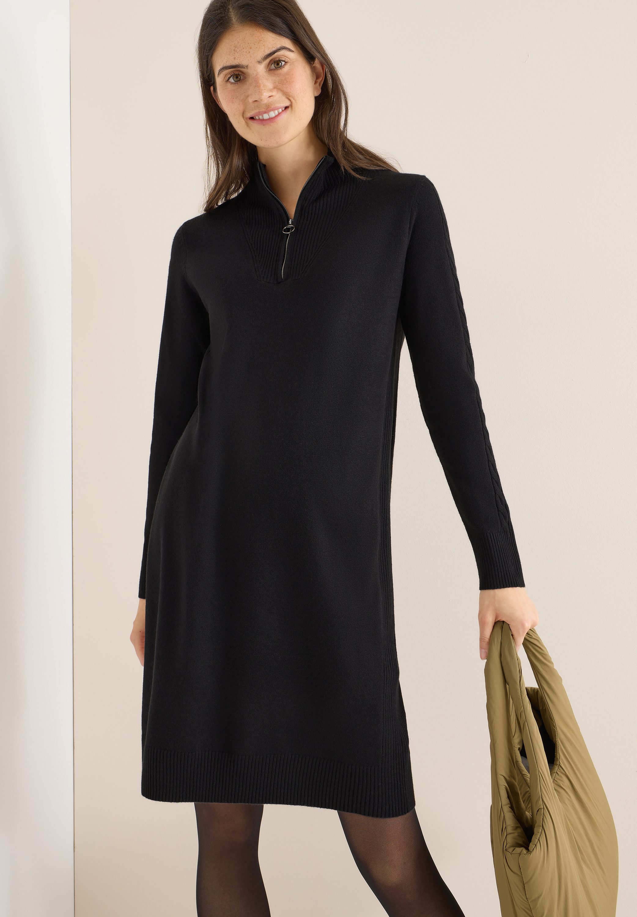 CECIL Strickkleid knielang