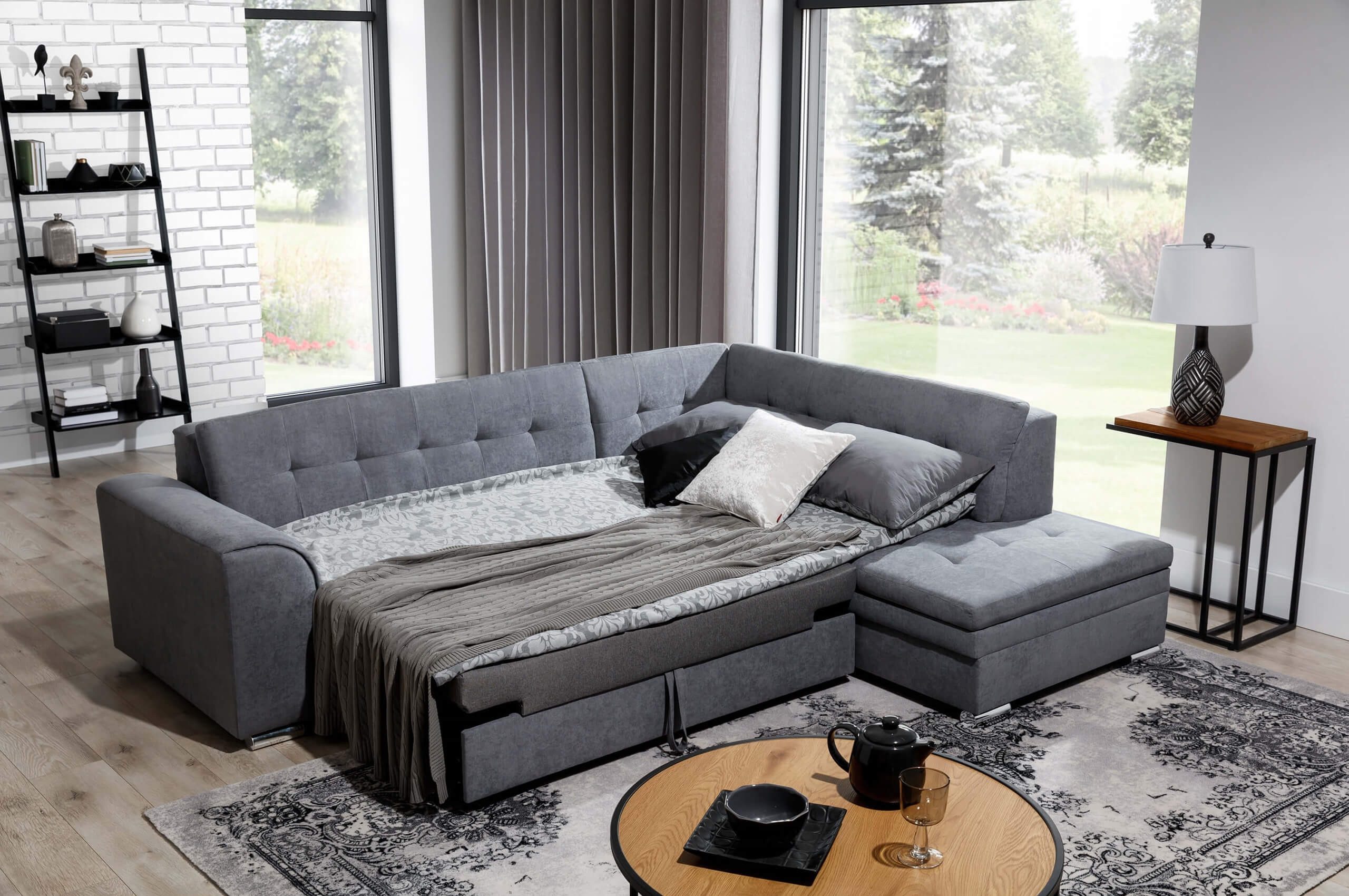 MF Design Polsterecke Piri, mit Bettfunktion