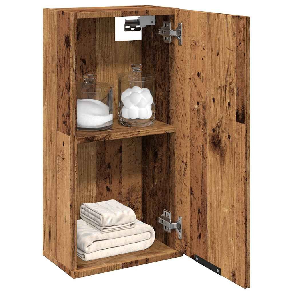 vidaXL Badezimmerspiegelschrank Wand-Badschrank Altholz-Optik 32x20x67 cm (1-St)