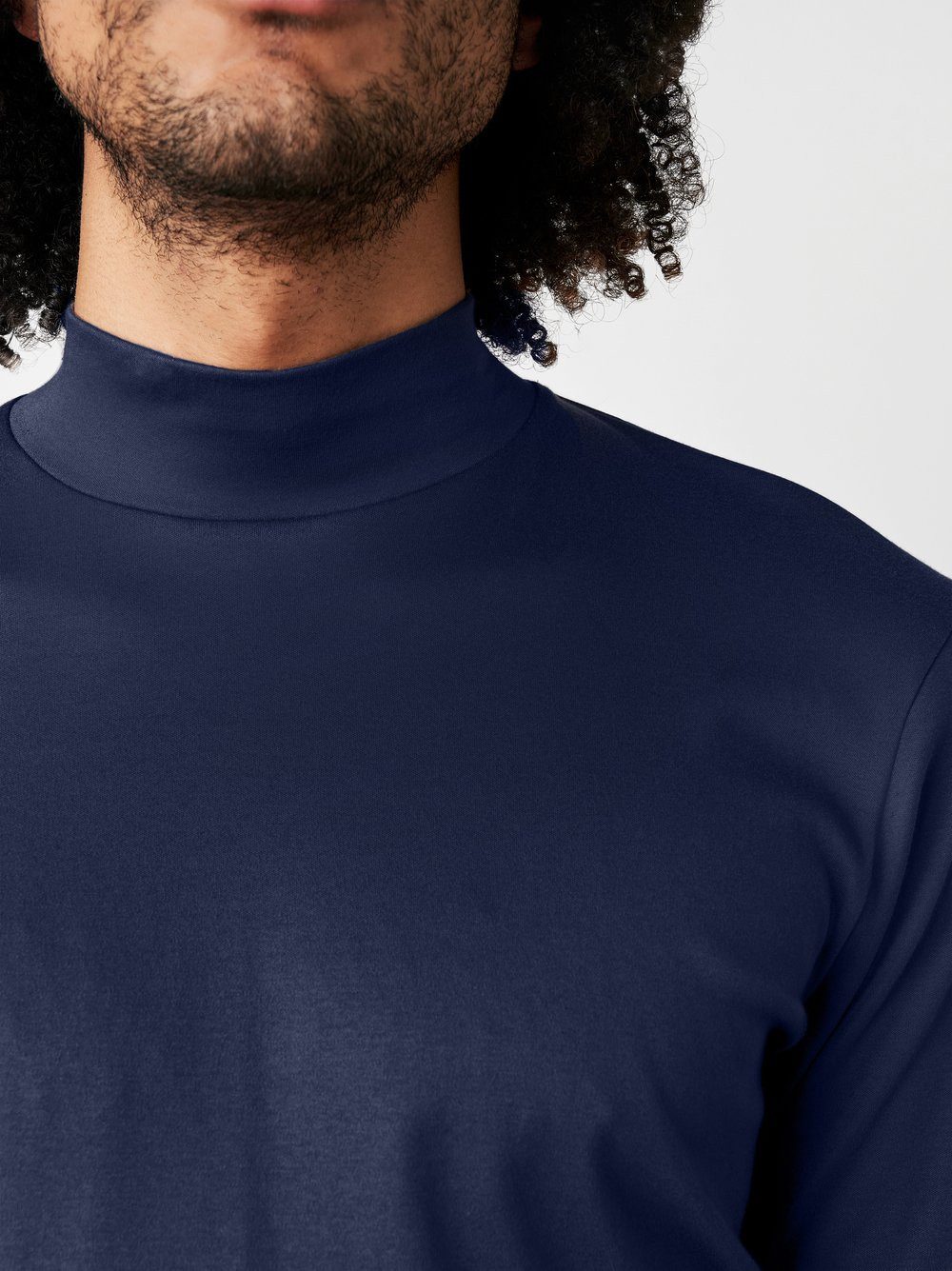 DESOTO Rollkragenshirt Jersey Rollkragenshirt langarm Stretch-Qualität
