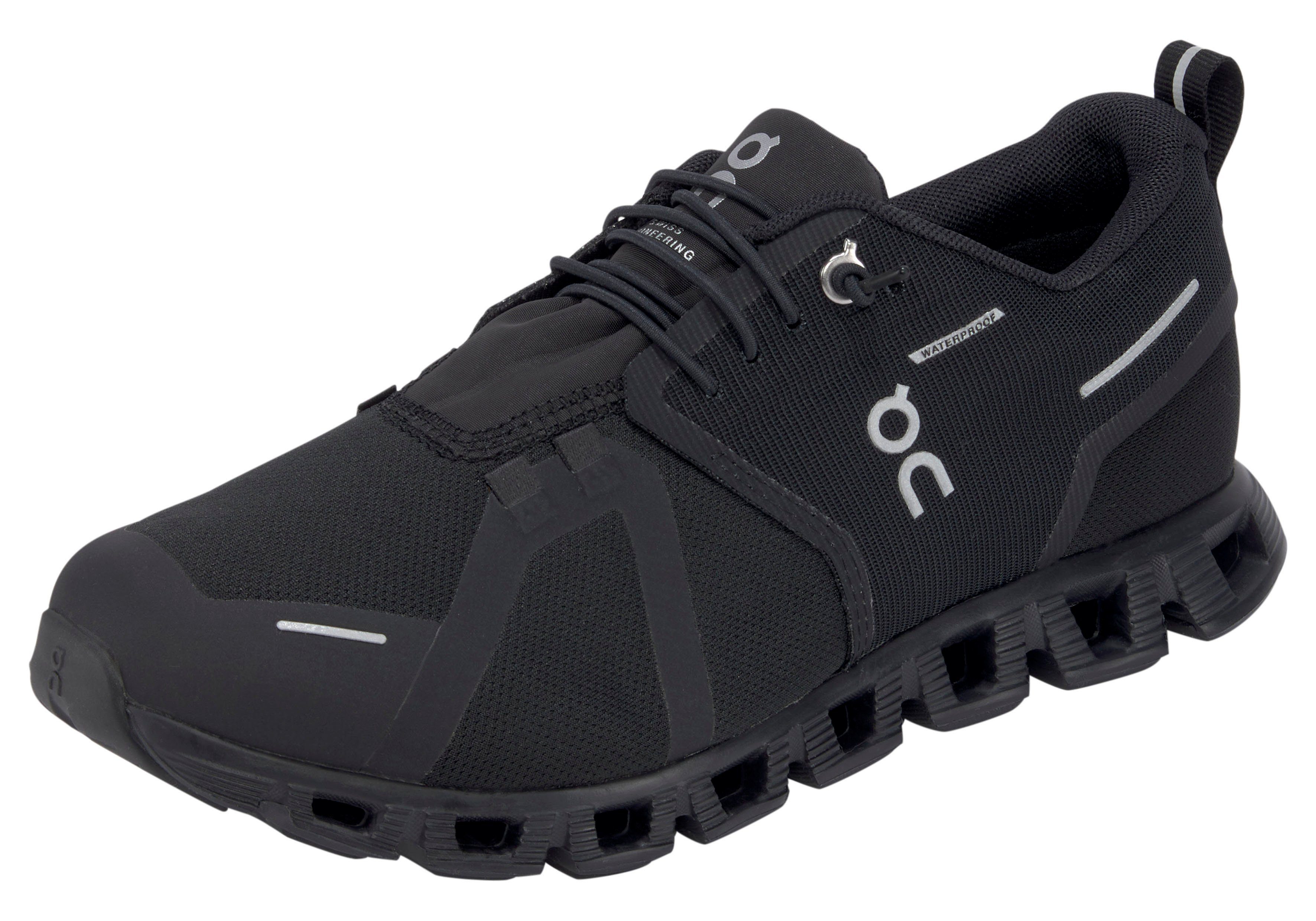 ON RUNNING Cloud 5 Waterproof Laufschuh wasserdicht allblack