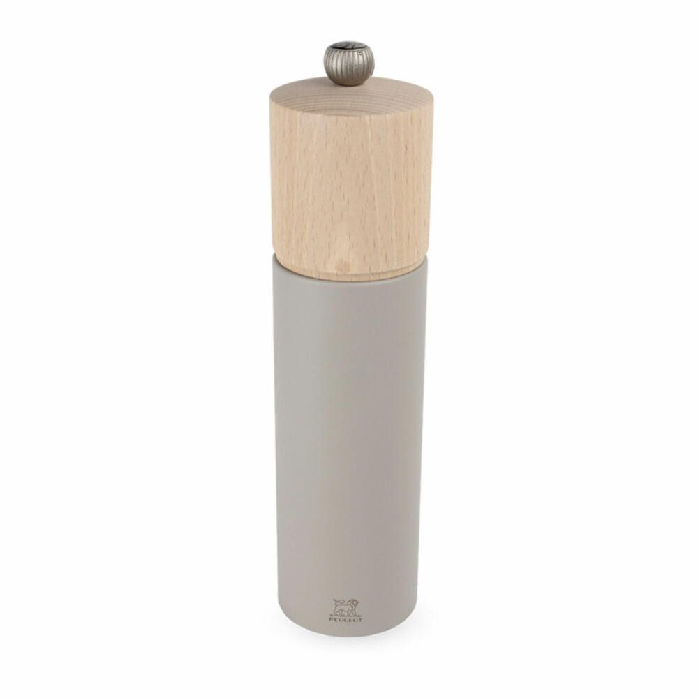 PEUGEOT Salzmühle BOREAL 21cm Zirkonia-Mahlwerk Buchenholz Kieselgrau Manuell