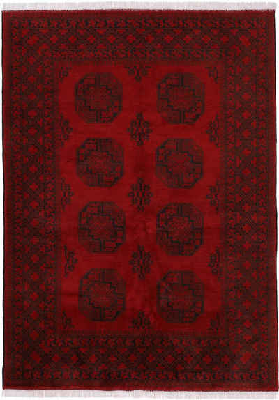 Orientteppich Afghan Akhche, Woven Arts, rechteckig, Höhe: 10 mm, handgeknüpft, reine Wolle für ein warmes Raumklima