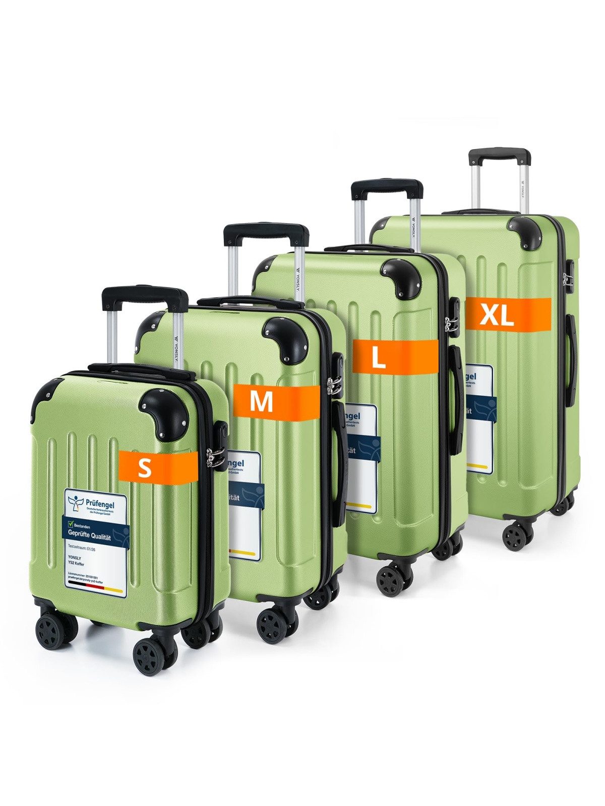 Kofferset Reisekoffer Trolley Rollkoffer Hartschalenkoffer in S-M-L-XL