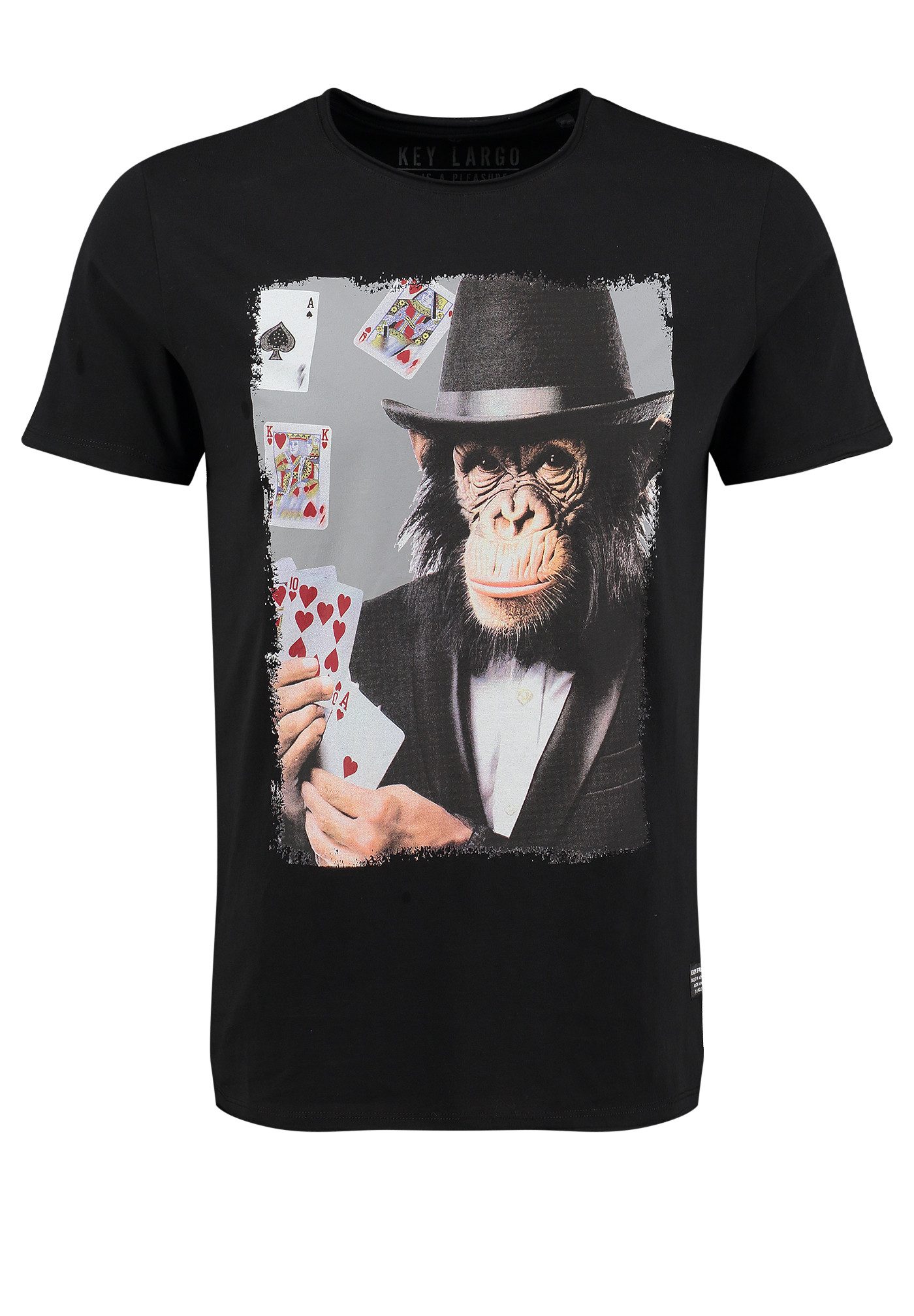 T-Shirt MT KLPLAYING MONKEY round