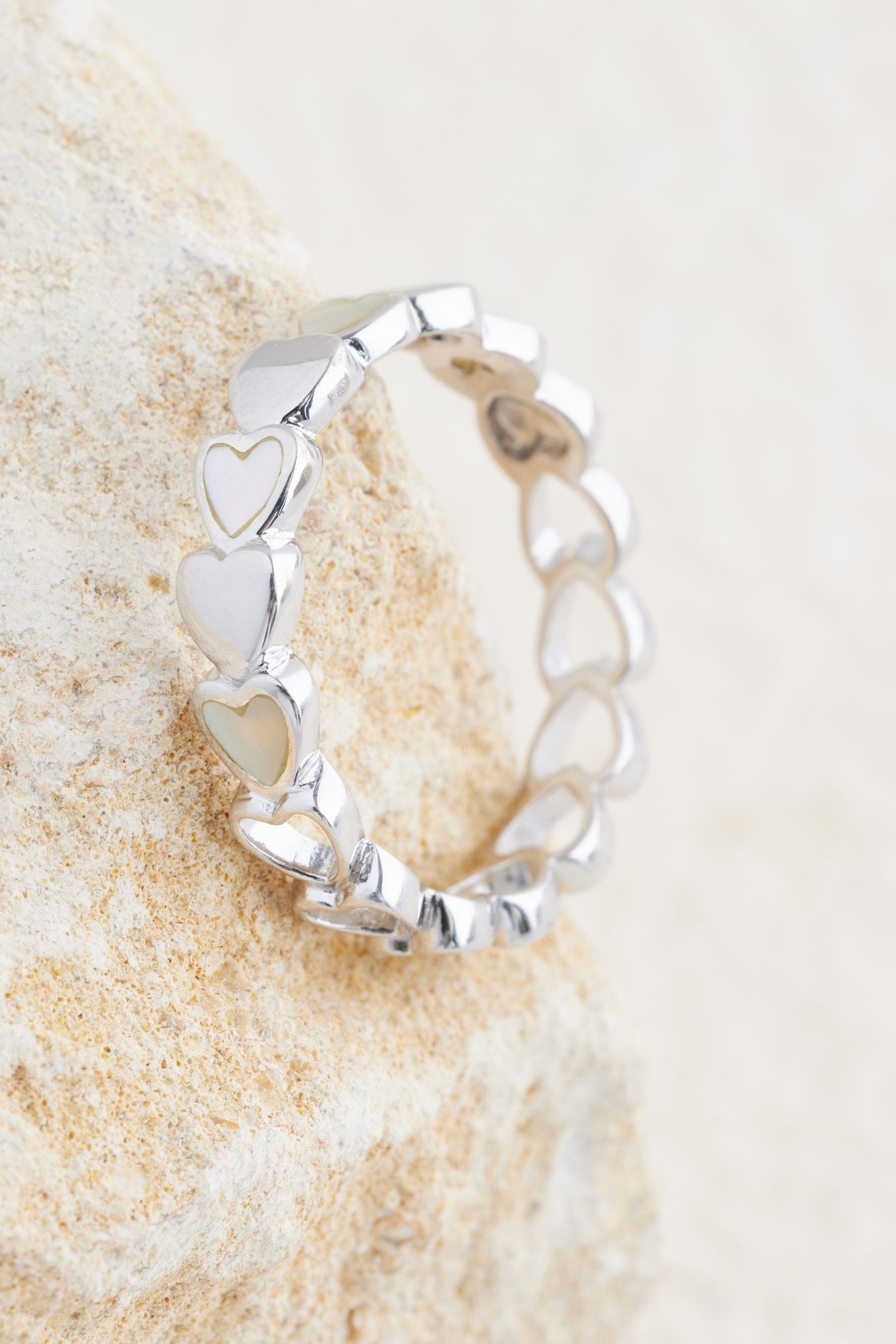 Next Fingerring Ring aus Sterlingsilber mit Perlmutt (1-tlg)