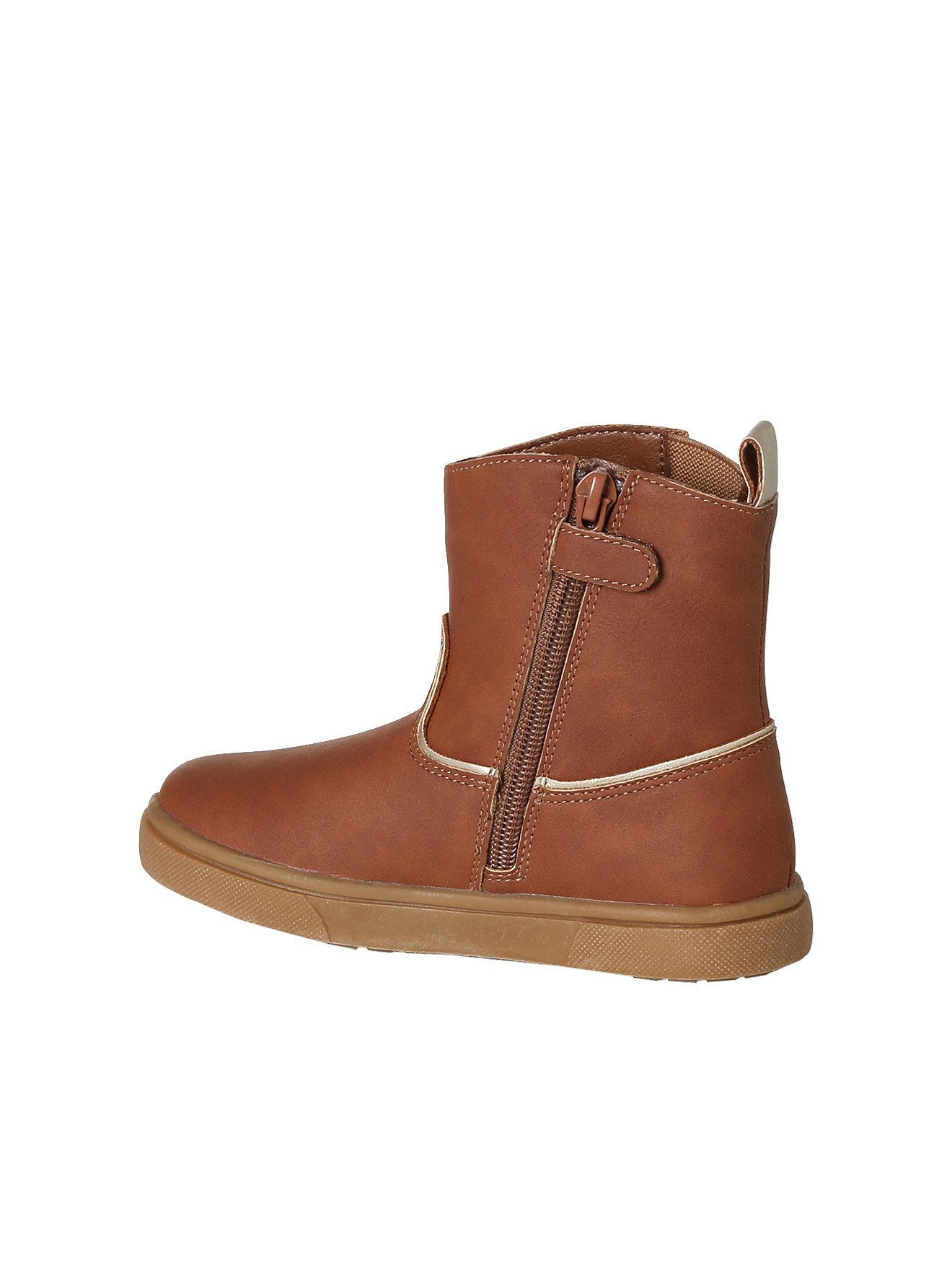 vertbaudet Boots mit Reißverschluss Mädchen Schnürboots – Bild 3 von 5