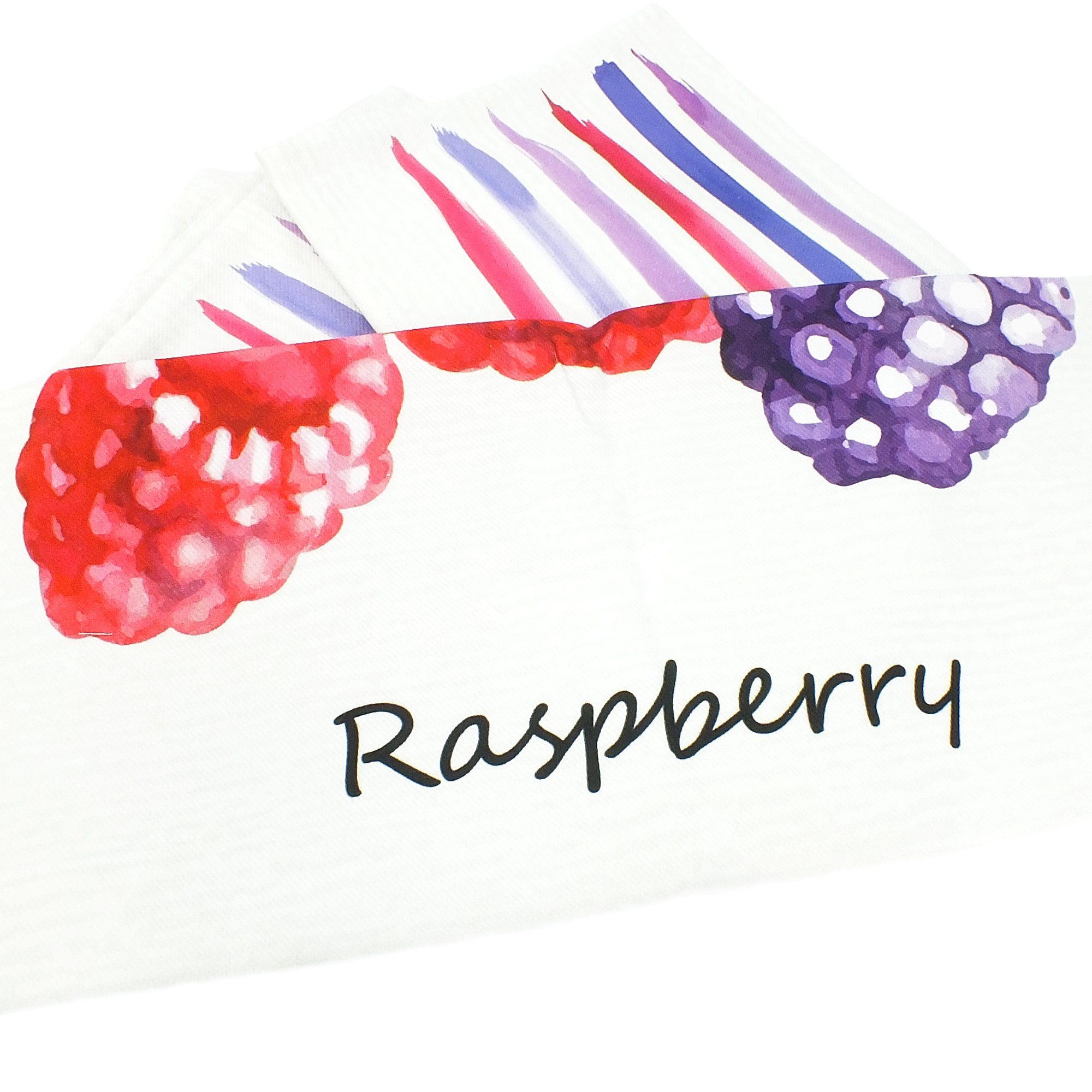 Lasa Home Geschirrtuch Frutos, (Set, 4-tlg), 4er Pack Geschirrtücher (4 Stück), ca. 50 x 70 cm, Baumwolle