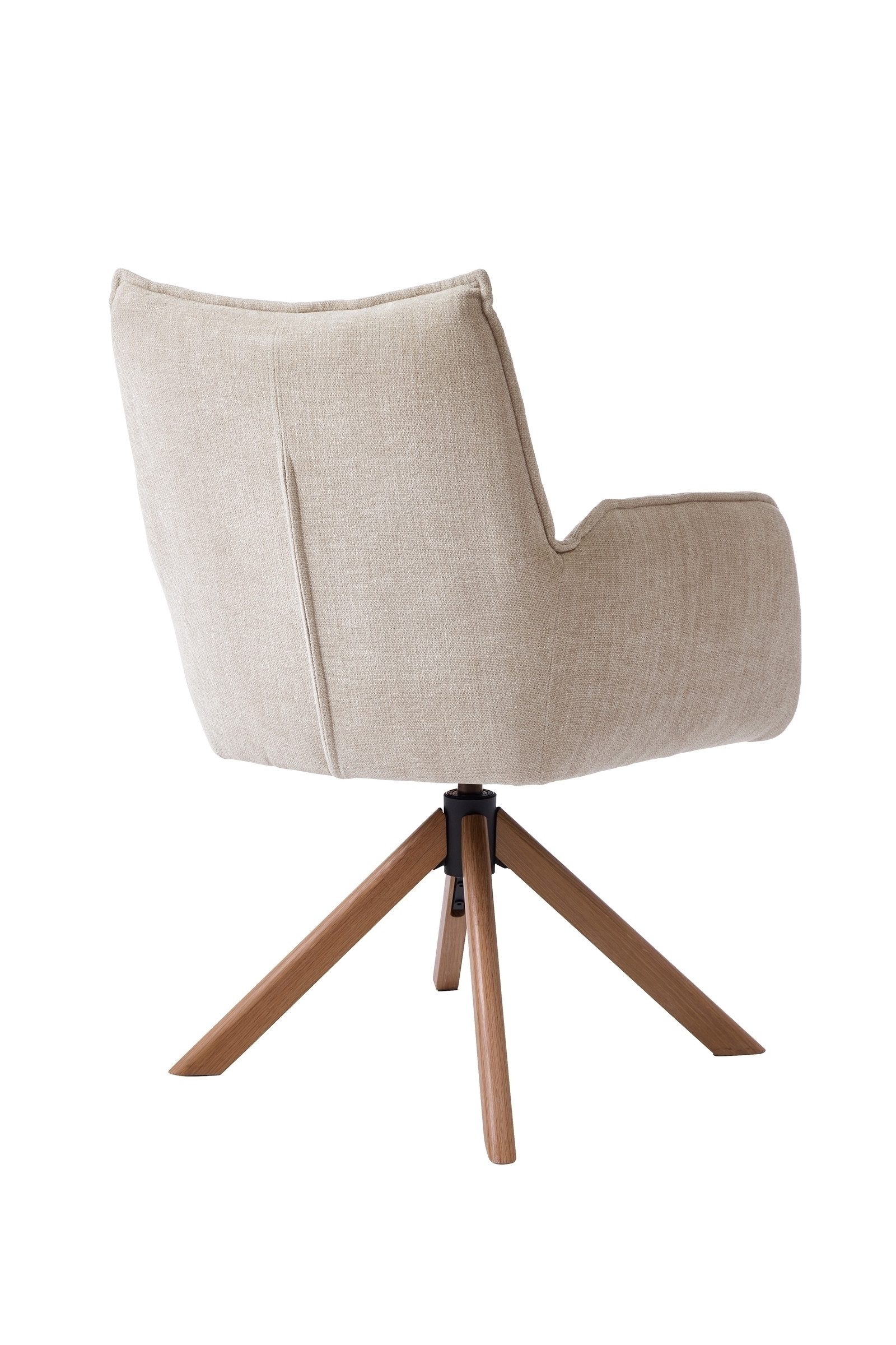 freiraum Armlehnstuhl Marilla, (2er-Set) drehbar, Federkern, Chenille beige - 59x86x65 (BxHxT) – Bild 5 von 5