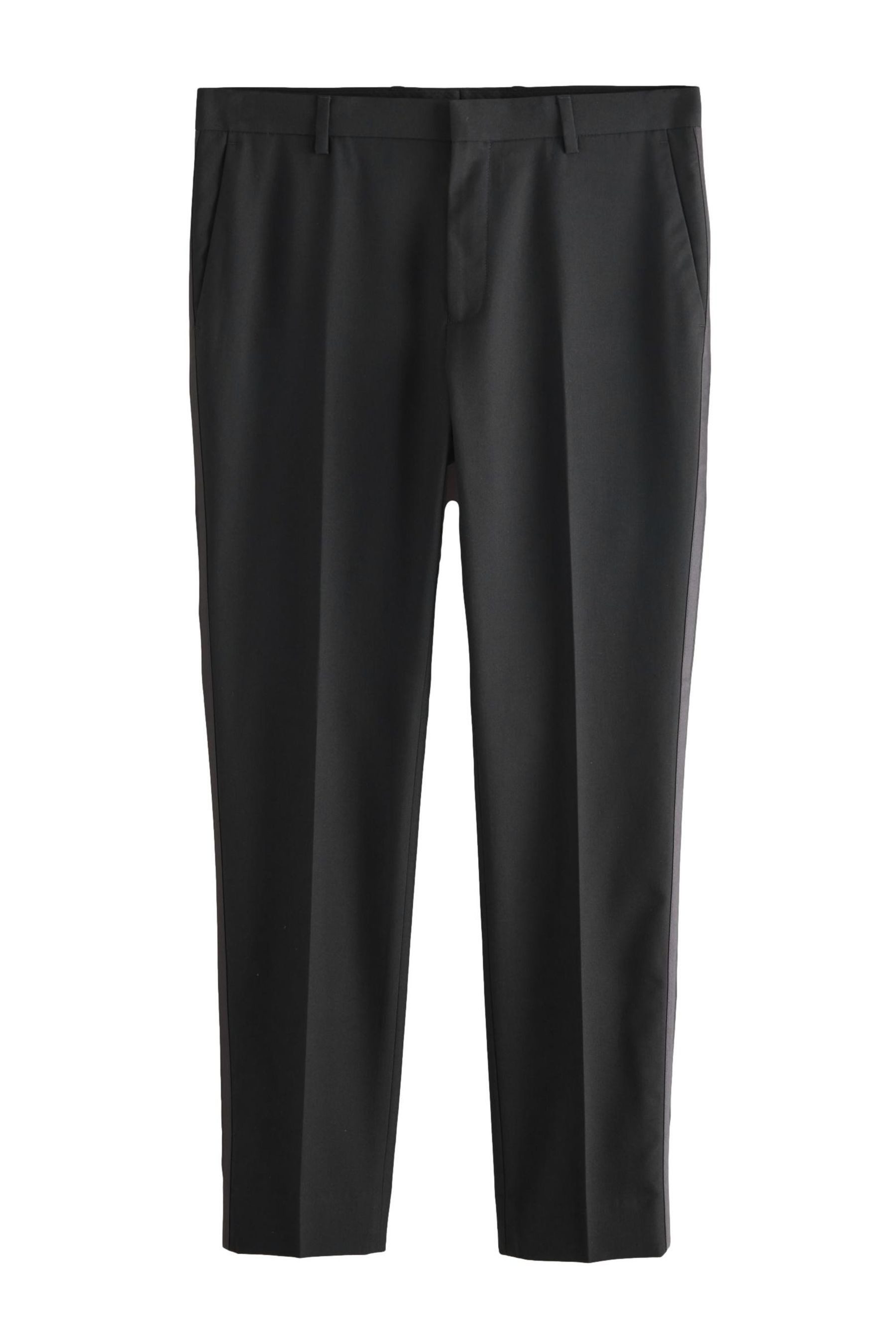 Next Anzughose Smokinghose mit kontrastierendem Galon–Skinny Fit (1-tlg)
