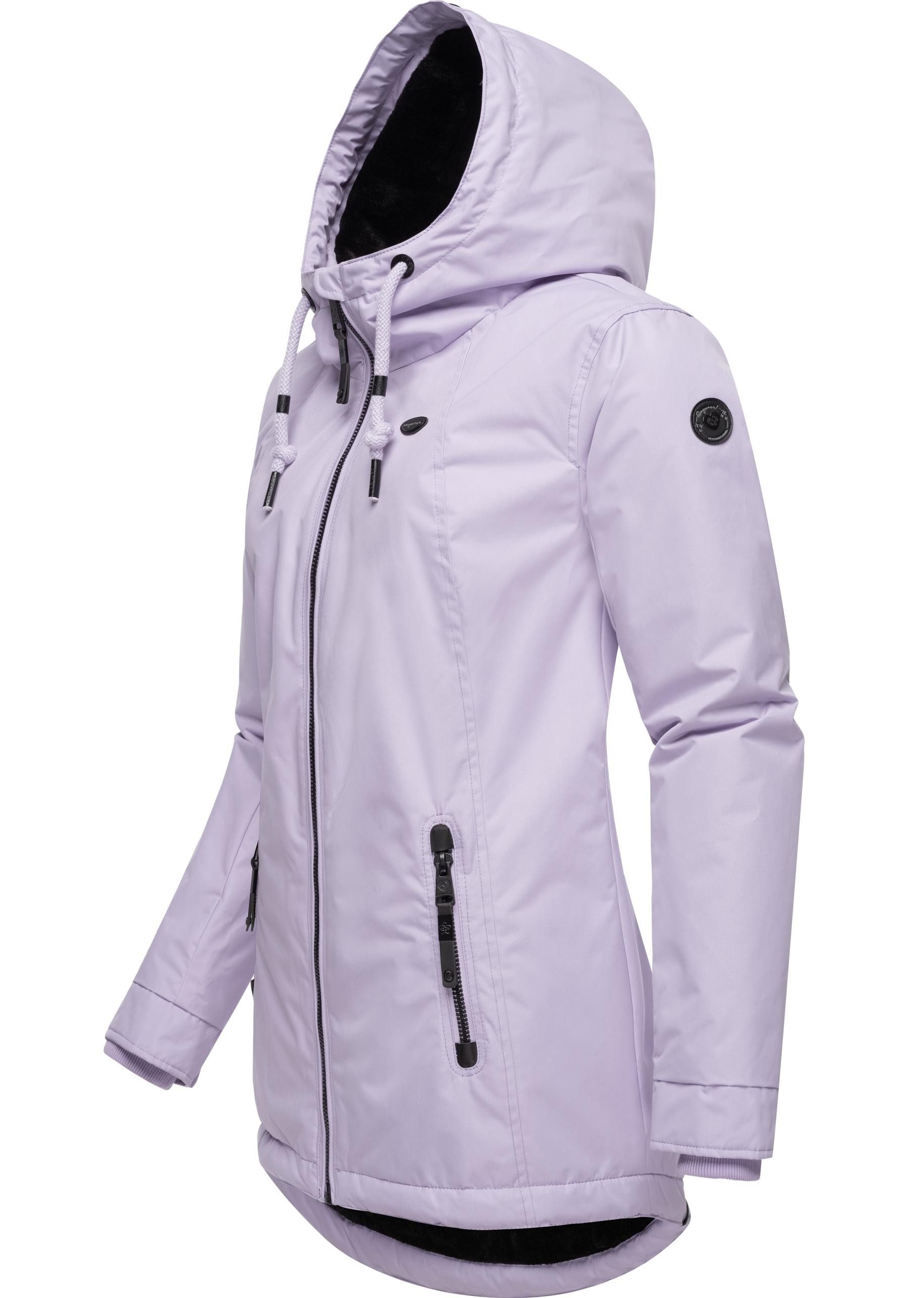 Ragwear Winterjacke Zuzka Winter Wasserdichter Winterparka mit Teddyfleece günstig online kaufen