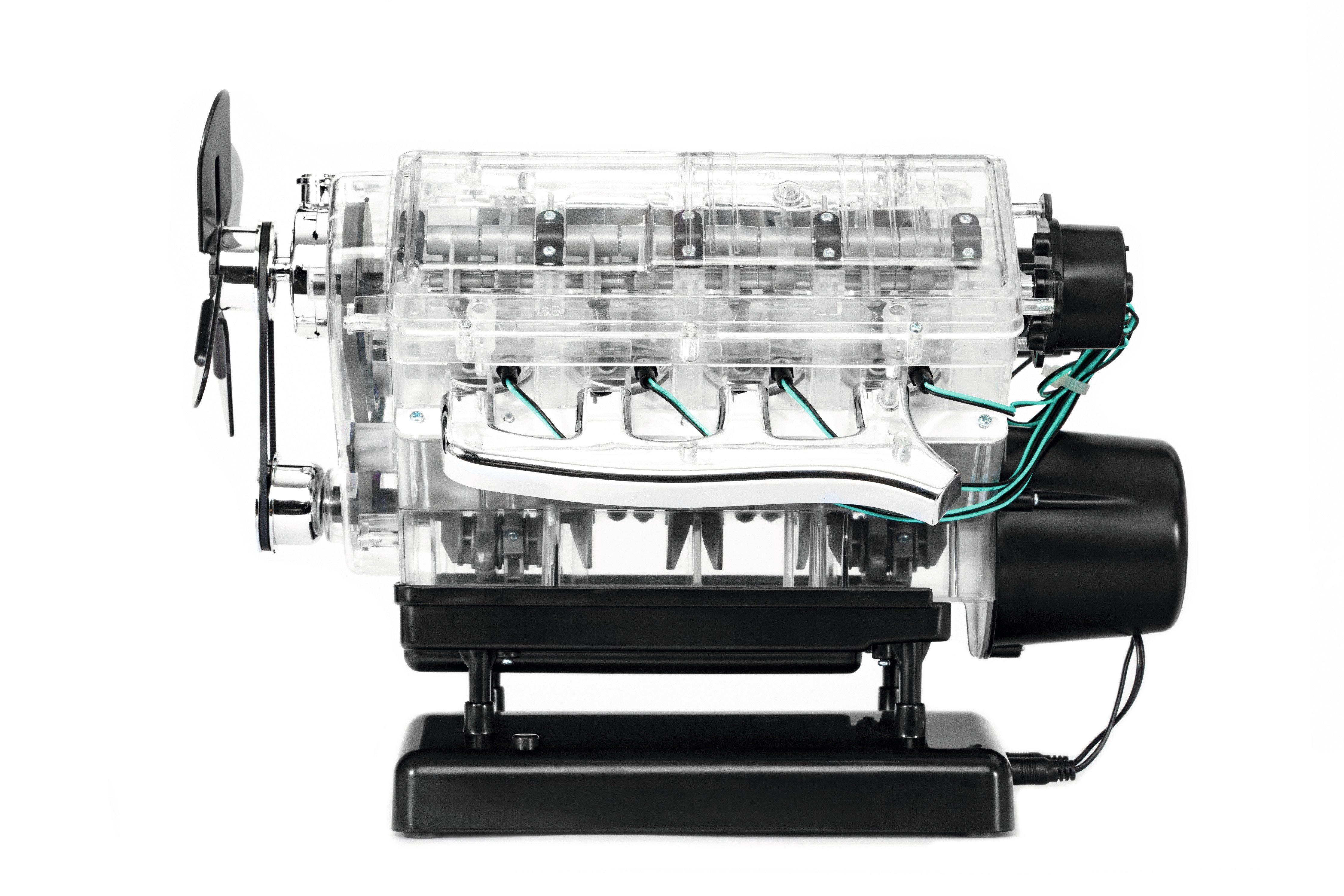 Franzis Modellbausatz FRANZIS V8-Motor Technikbausatz, Motorbausatz im Maßstab 1:3, (250-tlg) – Bild 4 von 5