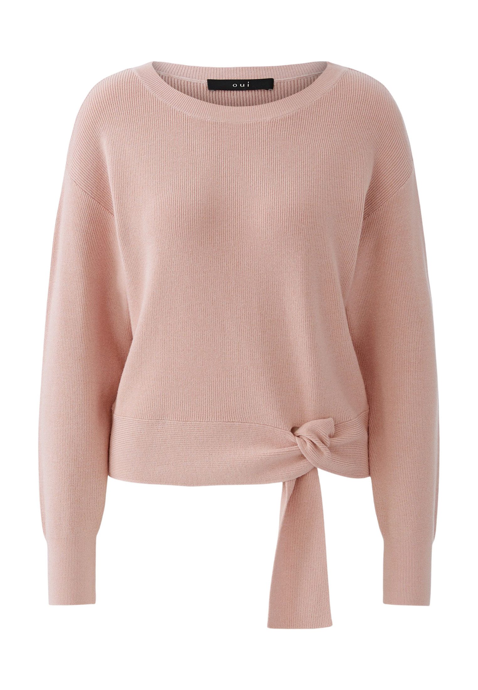 Oui Rundhalspullover