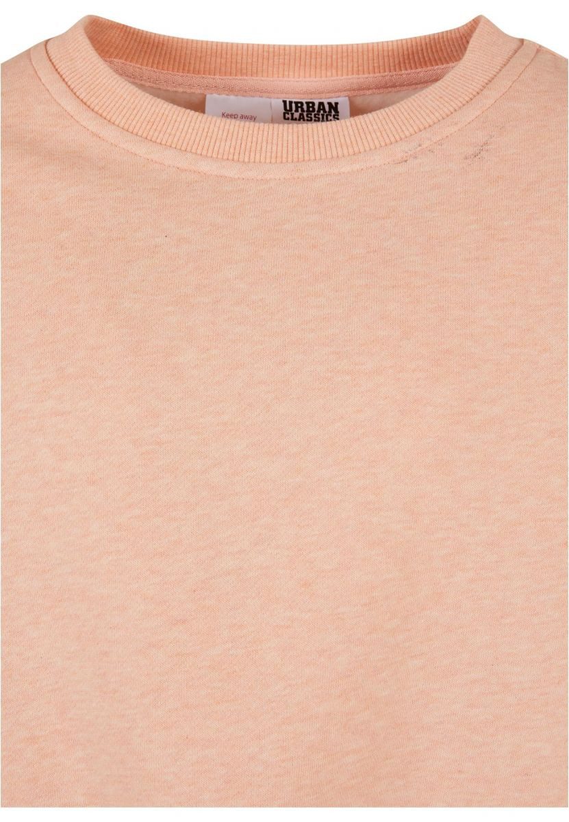 URBAN CLASSICS Sweatshirt Girls Oversized Color Melange Crewneck Mädchen Pullover