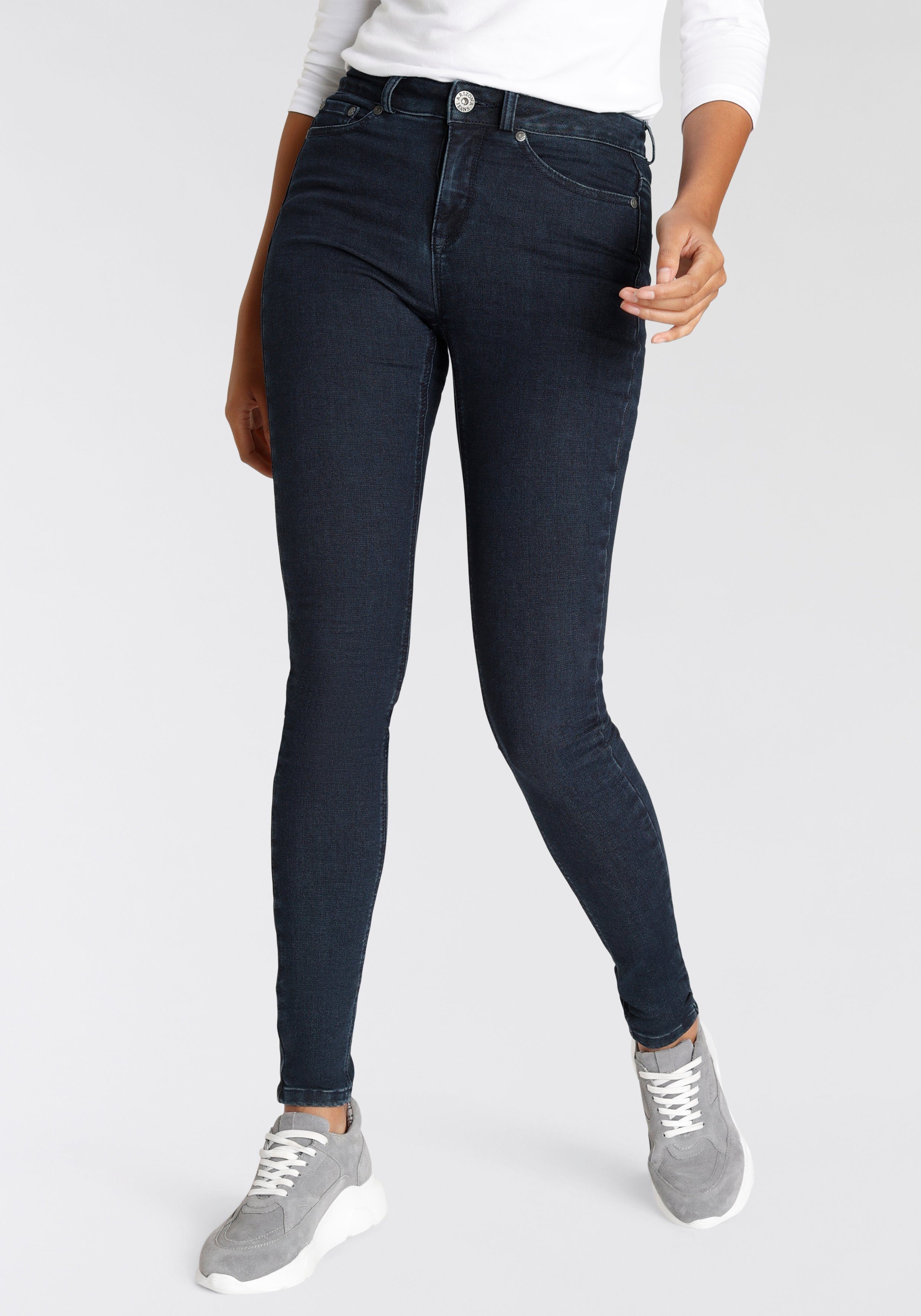 Arizona Skinny-fit-Jeans Ultra Soft hohe Leibhöhe, günstig online kaufen
