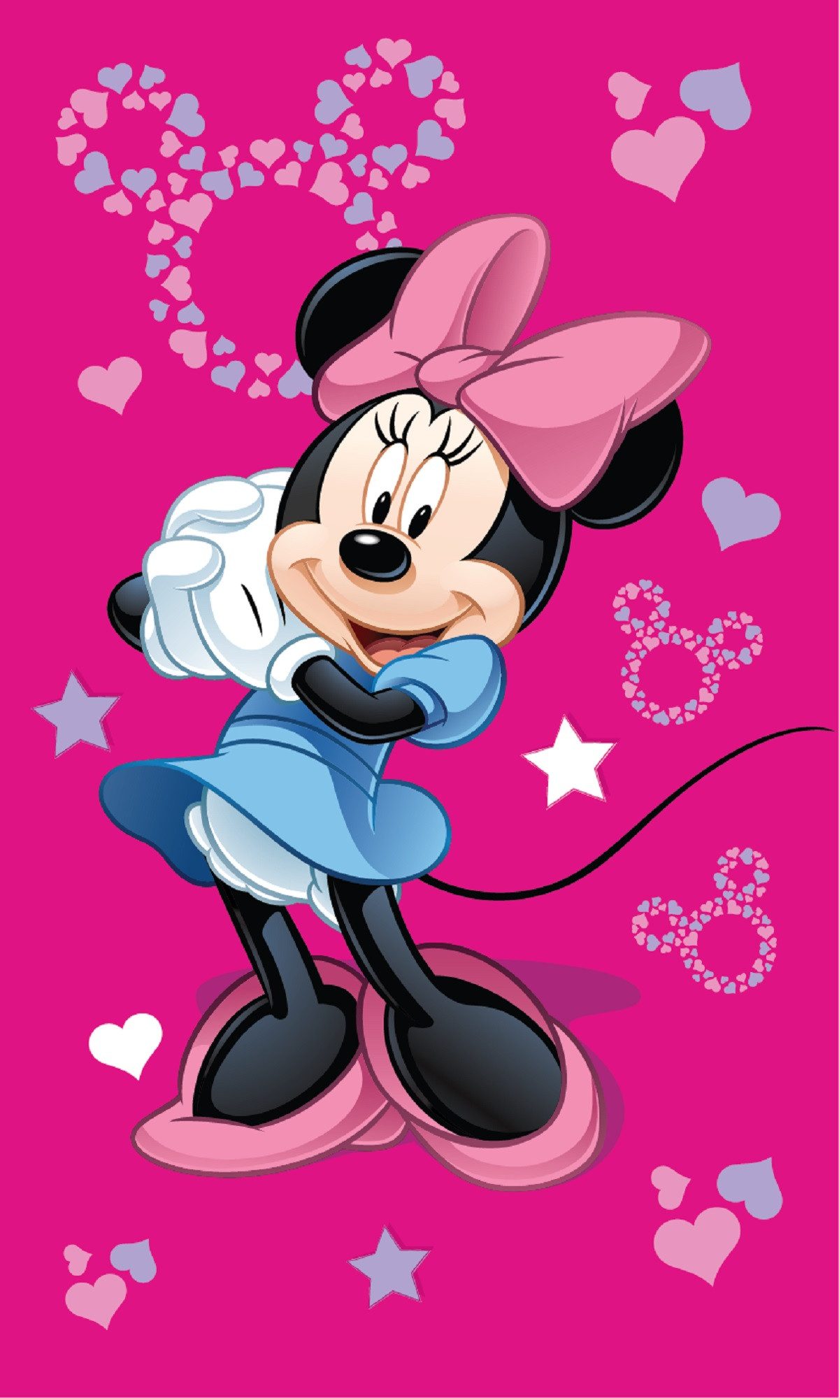 Disney Minnie Mouse Handtuch Handtuch 100% Baumwolle, 30x50 cm, schnelltroc günstig online kaufen