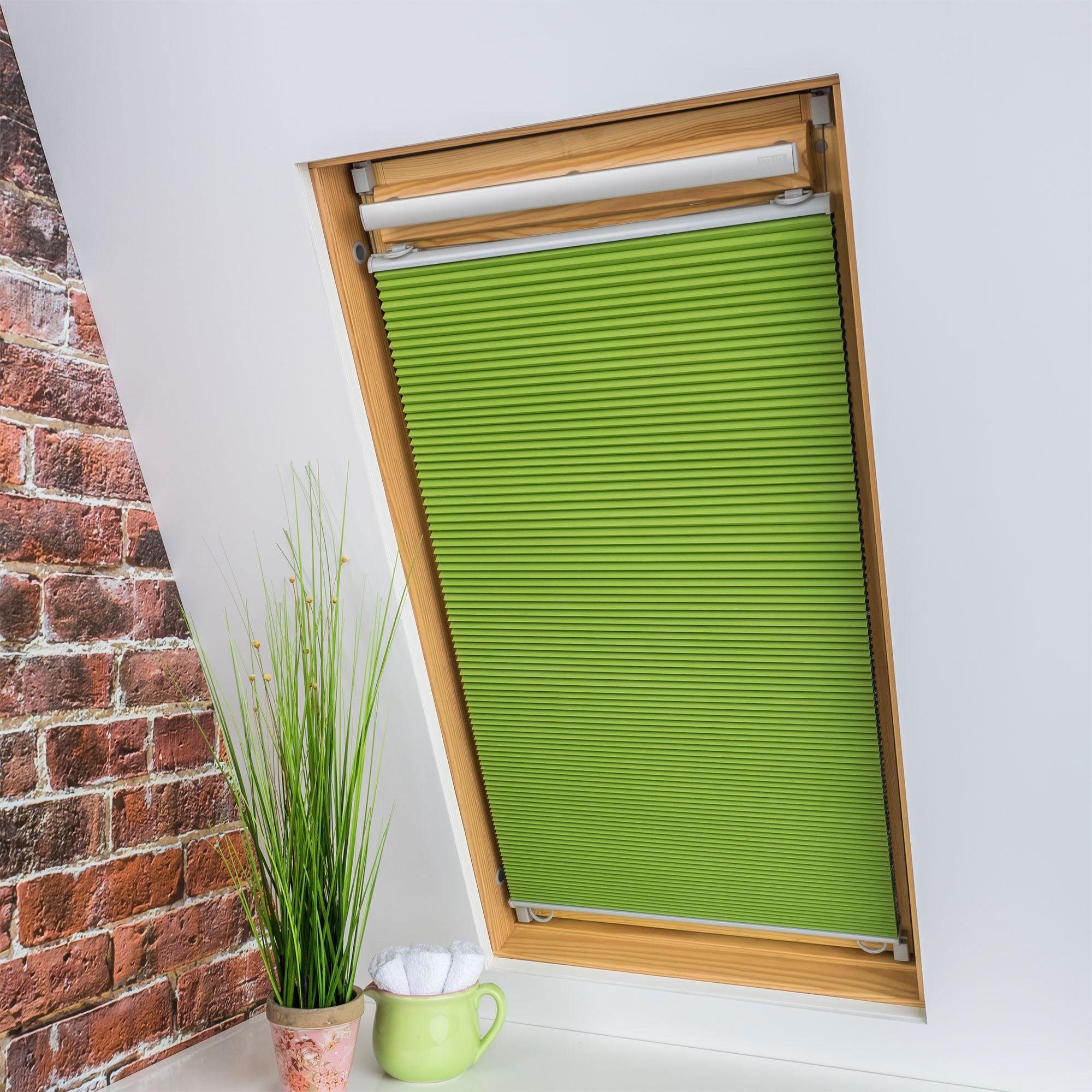 Liedeco Dachfensterplissee Universal Dachfenster-Plissee, verdunkelnd, ohne günstig online kaufen