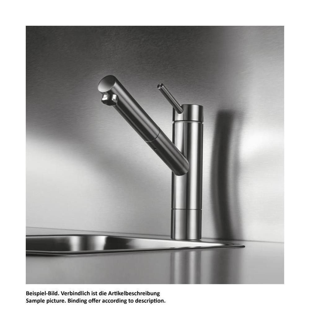 KWC Küchenarmatur Naber Inox 4 mit ausziehbarem Auslauf Edelstahl Hochdruck